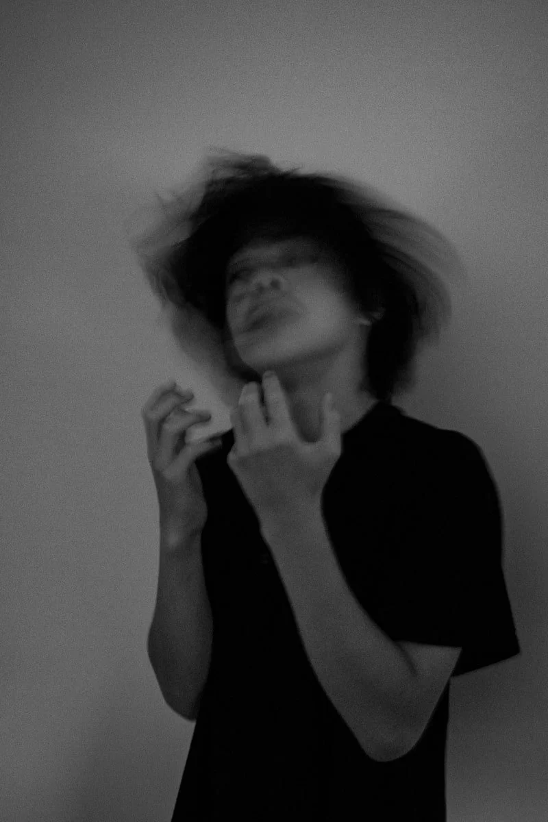 panic emotion motion portrait