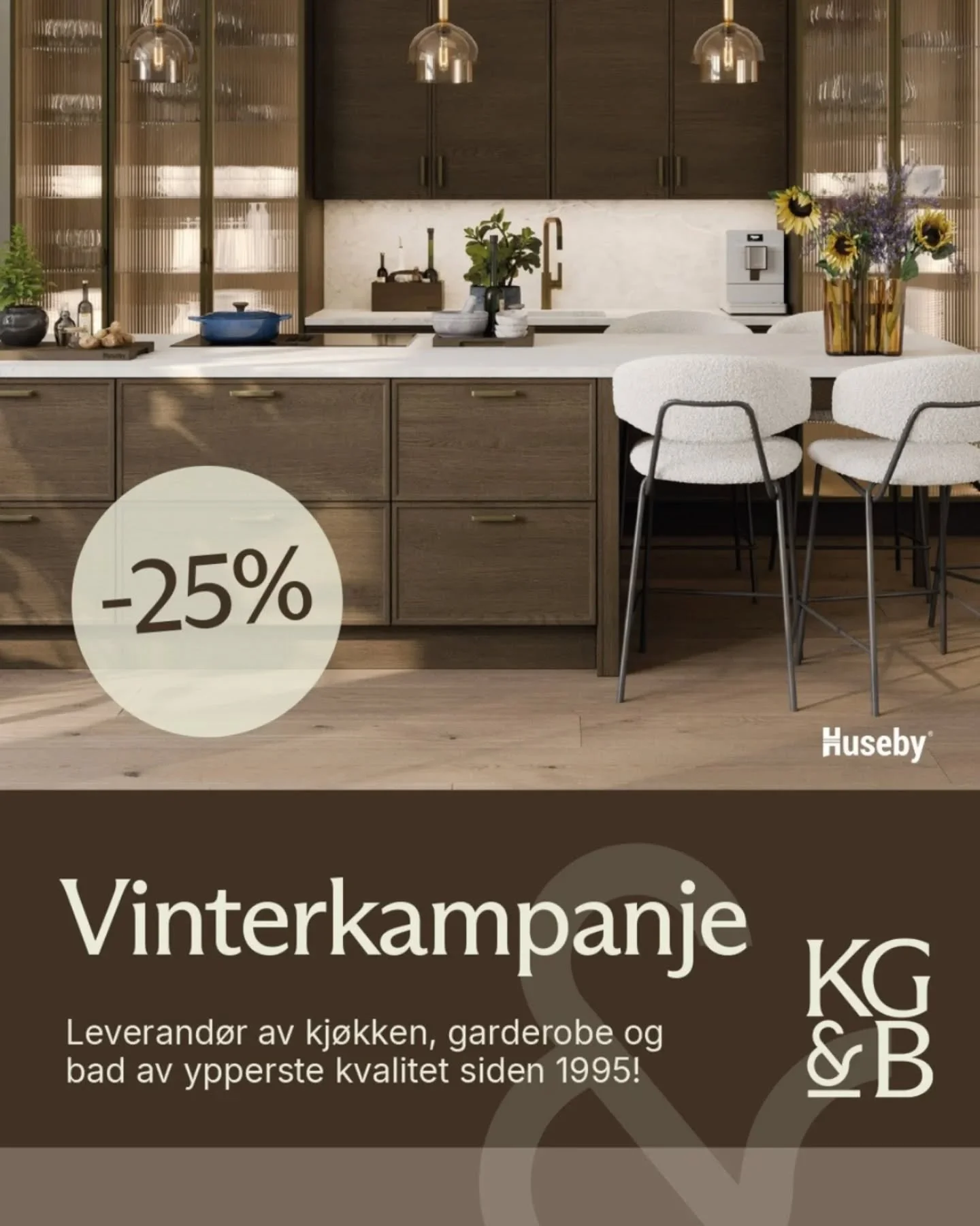 N&aring; f&aring;r du kvalitetskj&oslash;kkenet Huseby til -25%🥳

Velkommen til kj&oslash;kkenet som har solid h&aring;ndverk, tidl&oslash;st design og tilvalg som passer din hverdag!

Vi er klare for &aring; hjelpe deg med kj&oslash;kkendr&oslash;m
