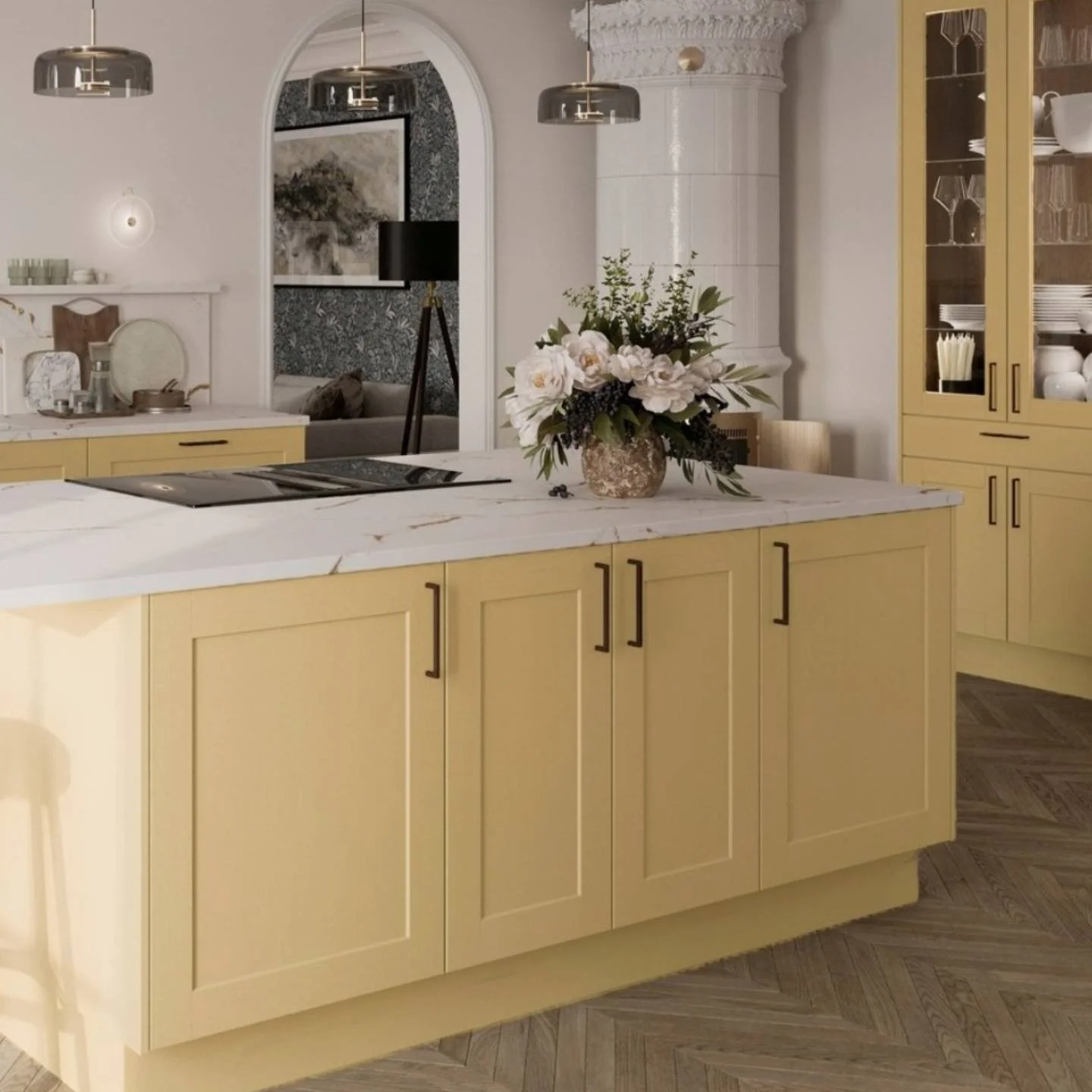 Britene er gode p&aring; midimalisme 💫
Midimalisme som navnet antyder, er det en stilretning midt mellom minimalisme og maksimalisme. Den henter det beste fra minimalismens funksjonelle rammer og kombinerer det med et mer tradisjonelt formspr&aring;