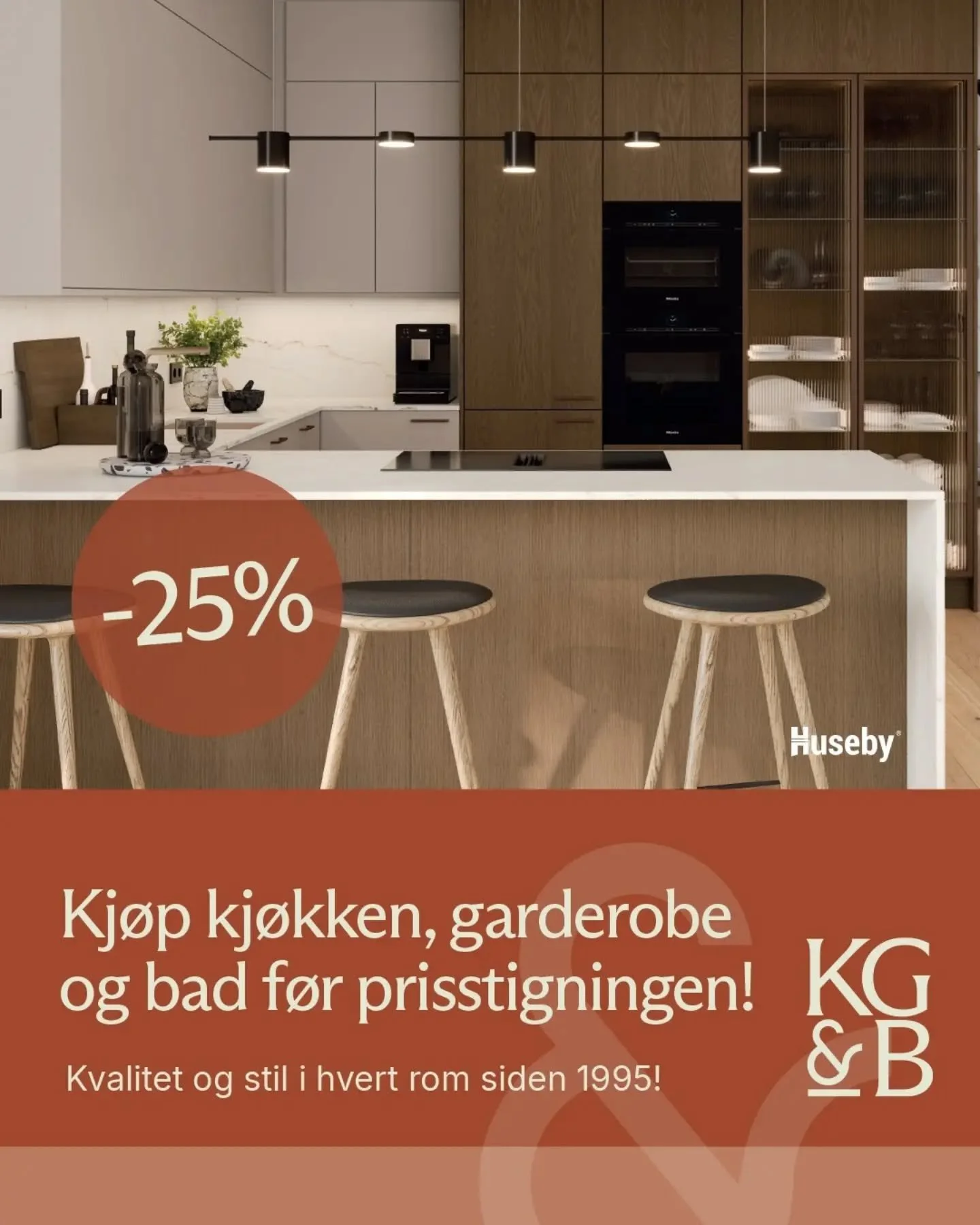 Dr&oslash;mmer du om et kj&oslash;kken som varer i generasjoner?✨

Akkurat n&aring; har vi v&aring;rkampanje p&aring; de fantastiske kj&oslash;kkenene fra Huseby 🌿☀️ Dette er norsk h&aring;ndverk p&aring; sitt beste - skreddersydd for din stil og di