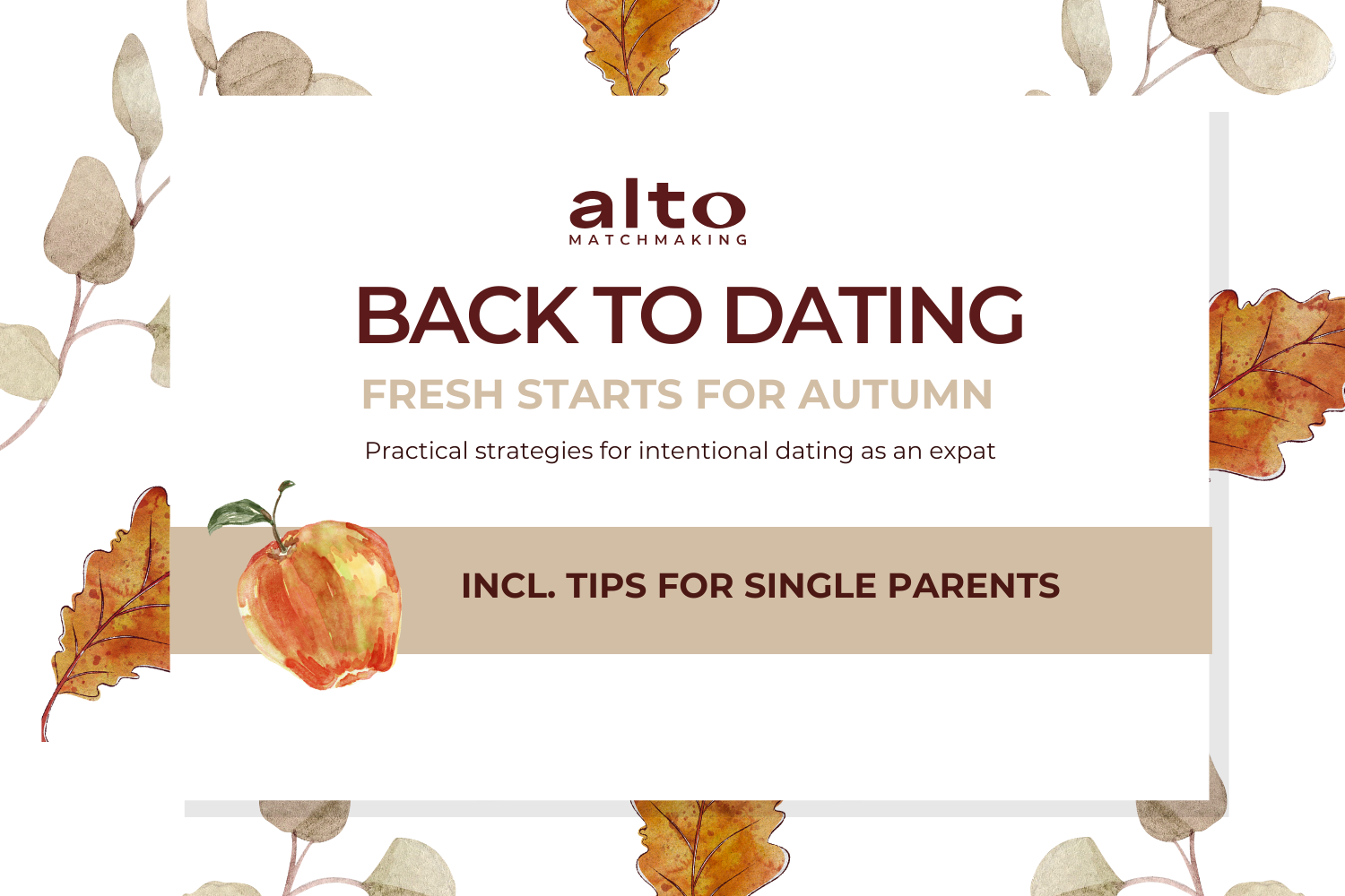 Webinar: Back to Love - Fresh Starts for Autumn