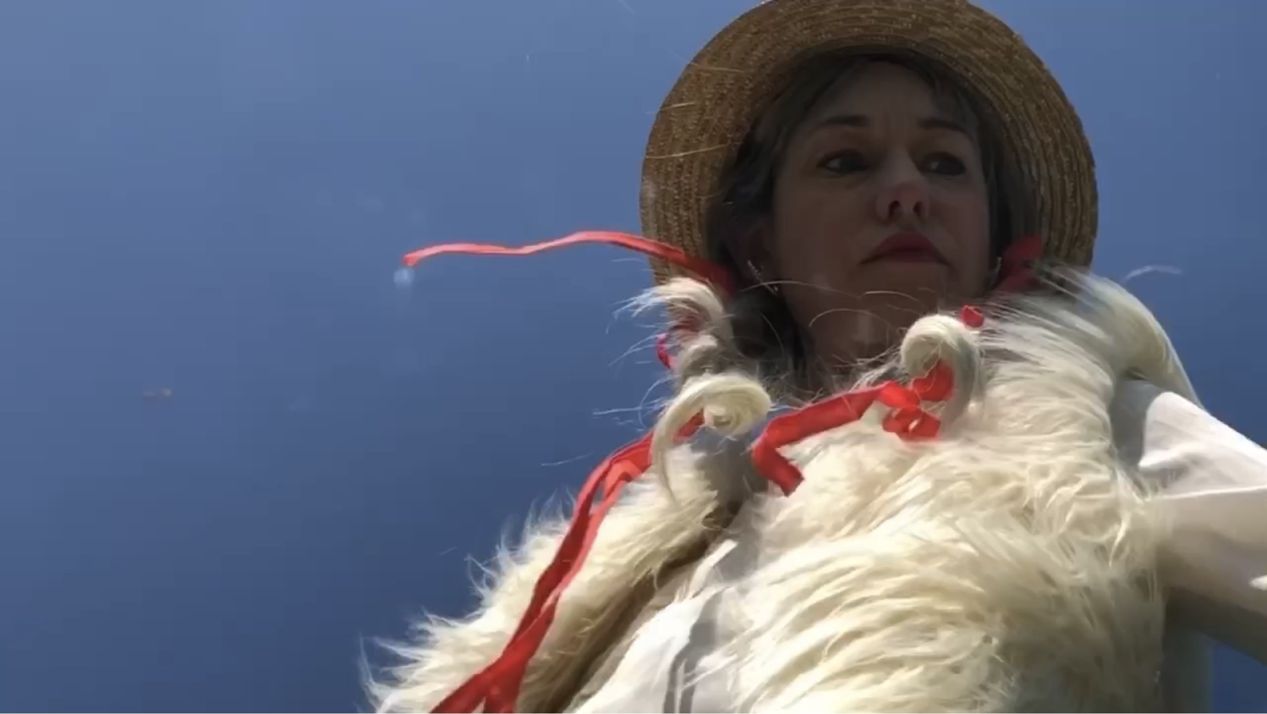 Film still from ‘Y Llyfr Braslunio’, short film, 2023