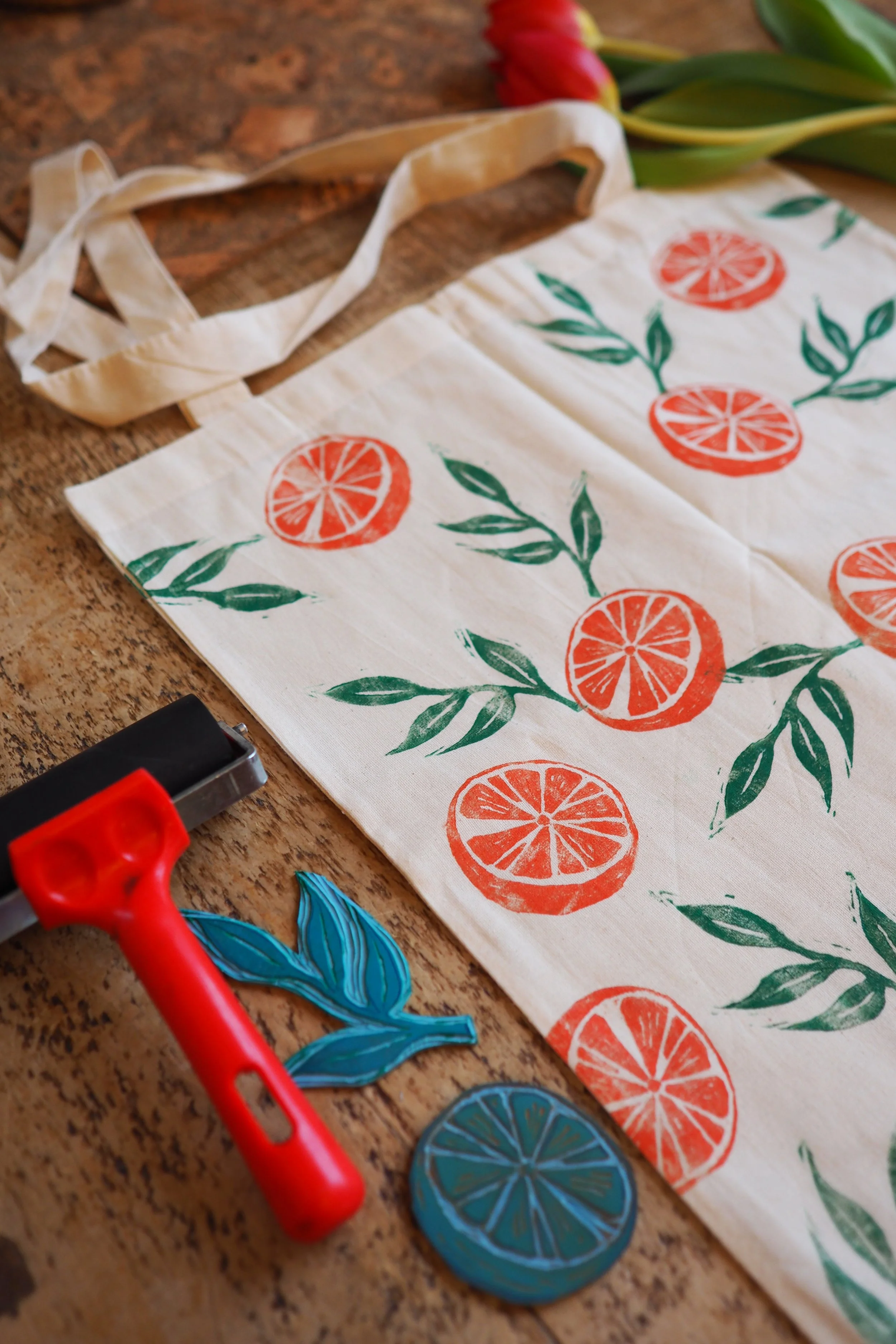 Block Print Tote Bag Workshop