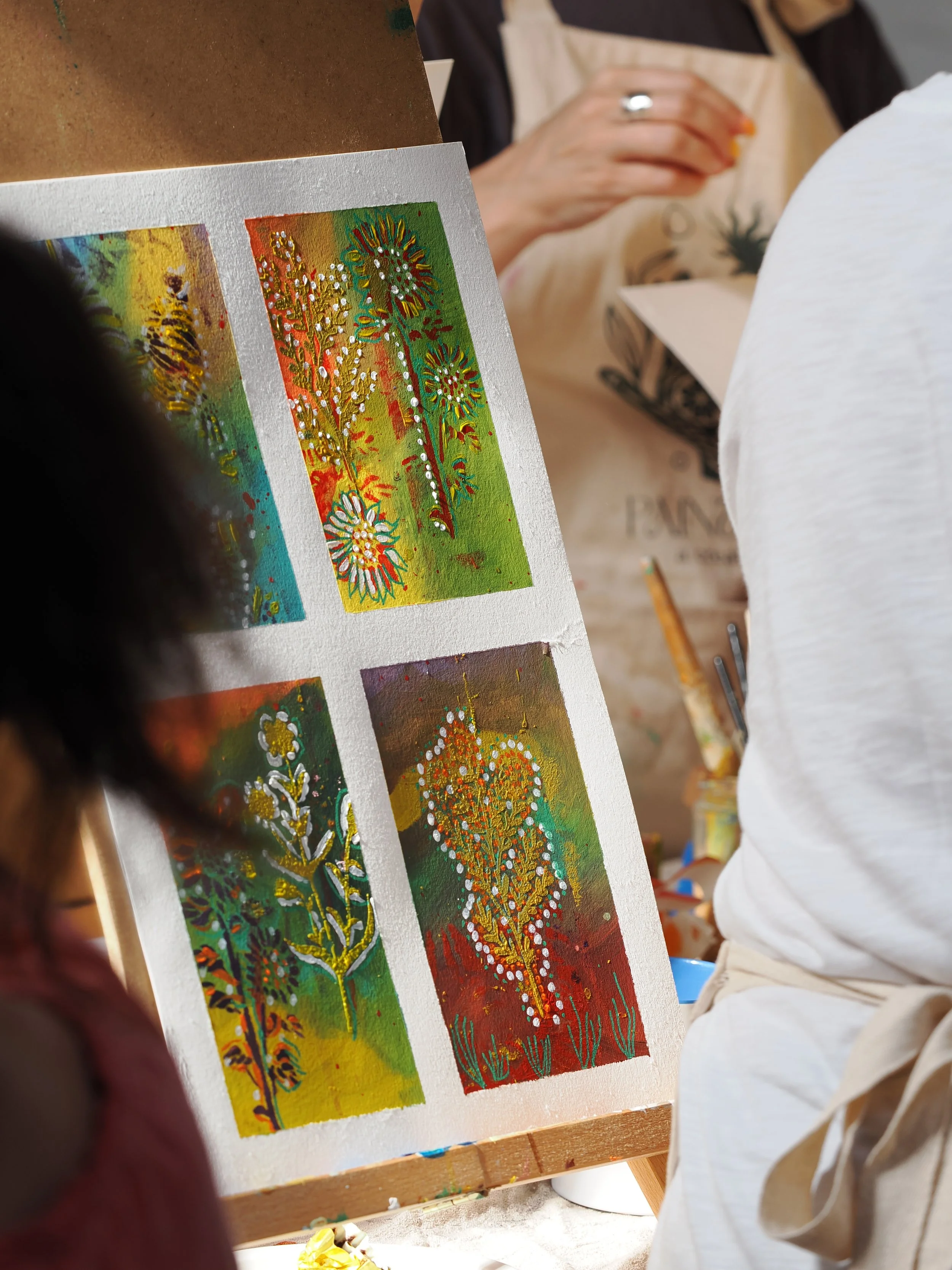 Abstract Art Workshop | Painted Palms Studio - Thursday 13th of August 2026