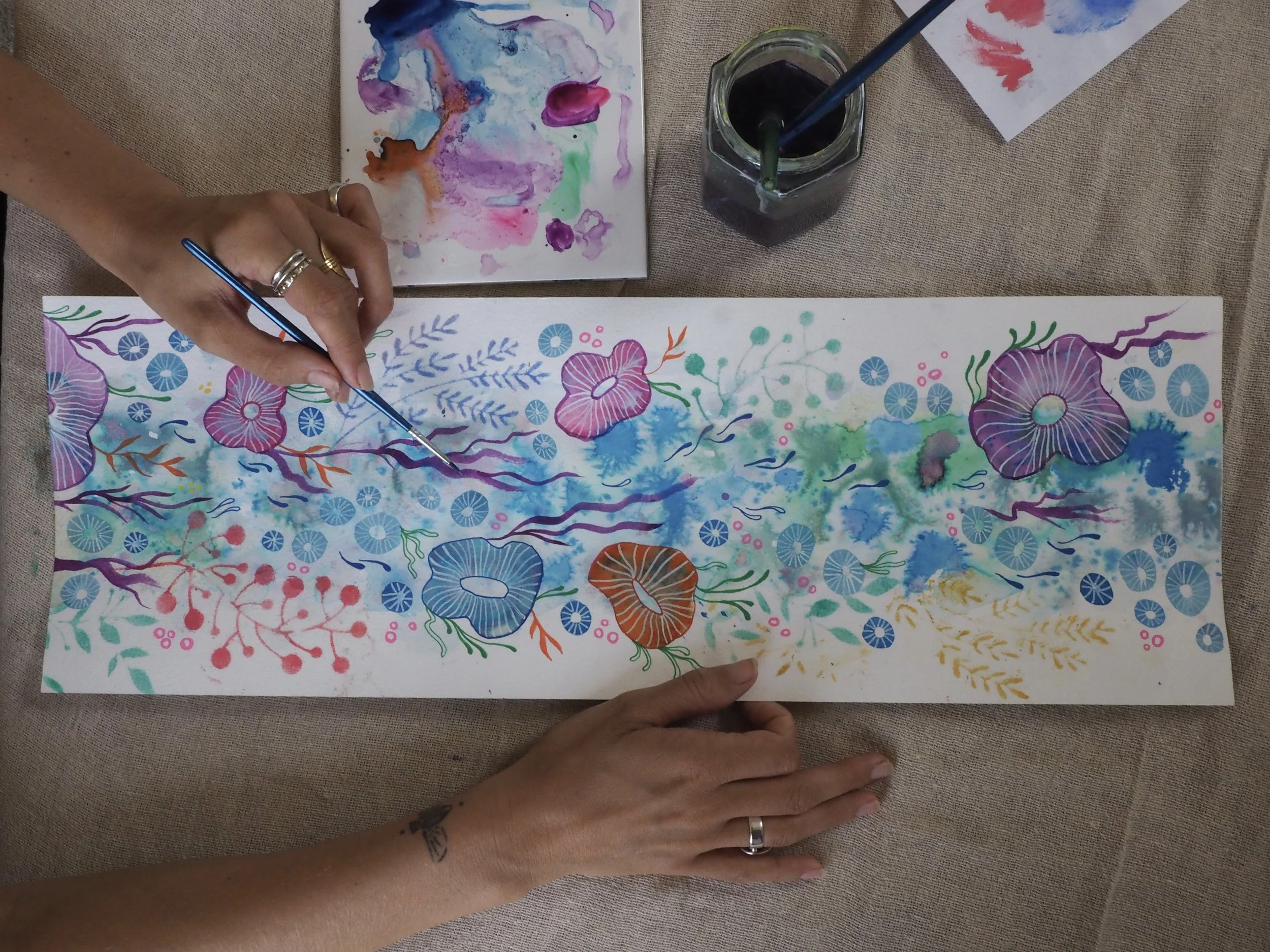Ink Drawing Workshop | Painted Palms Studio - Friday 7th of August 2026