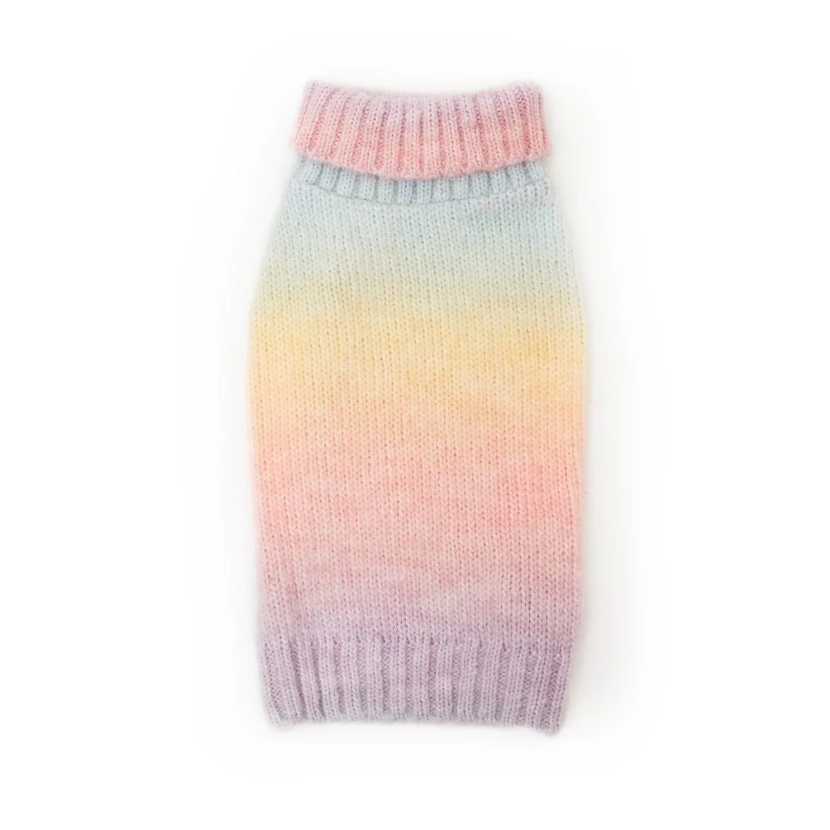 Pastel Rainbow Ombre Sweater