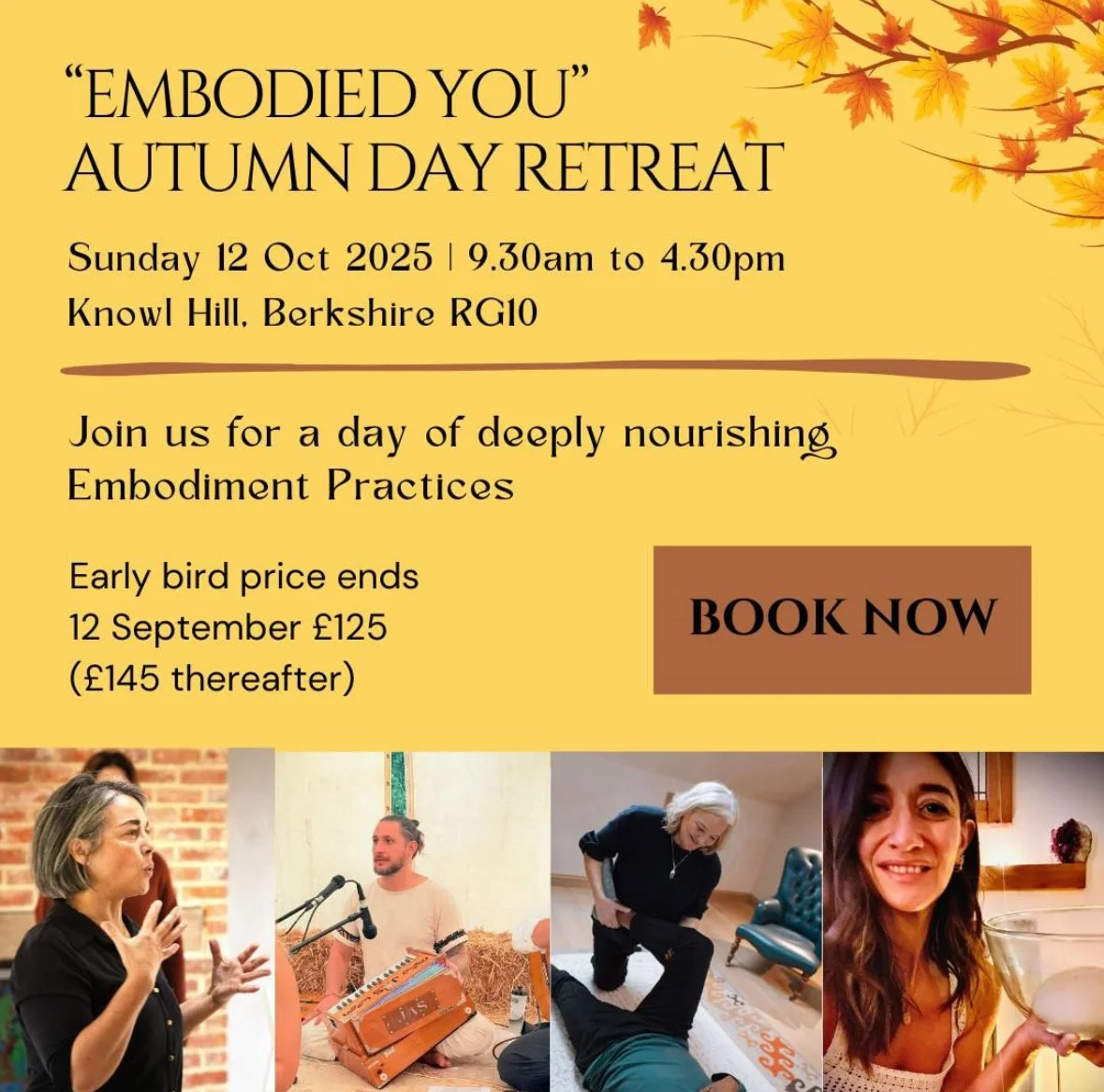 Embodied You Autumn Day Retreat