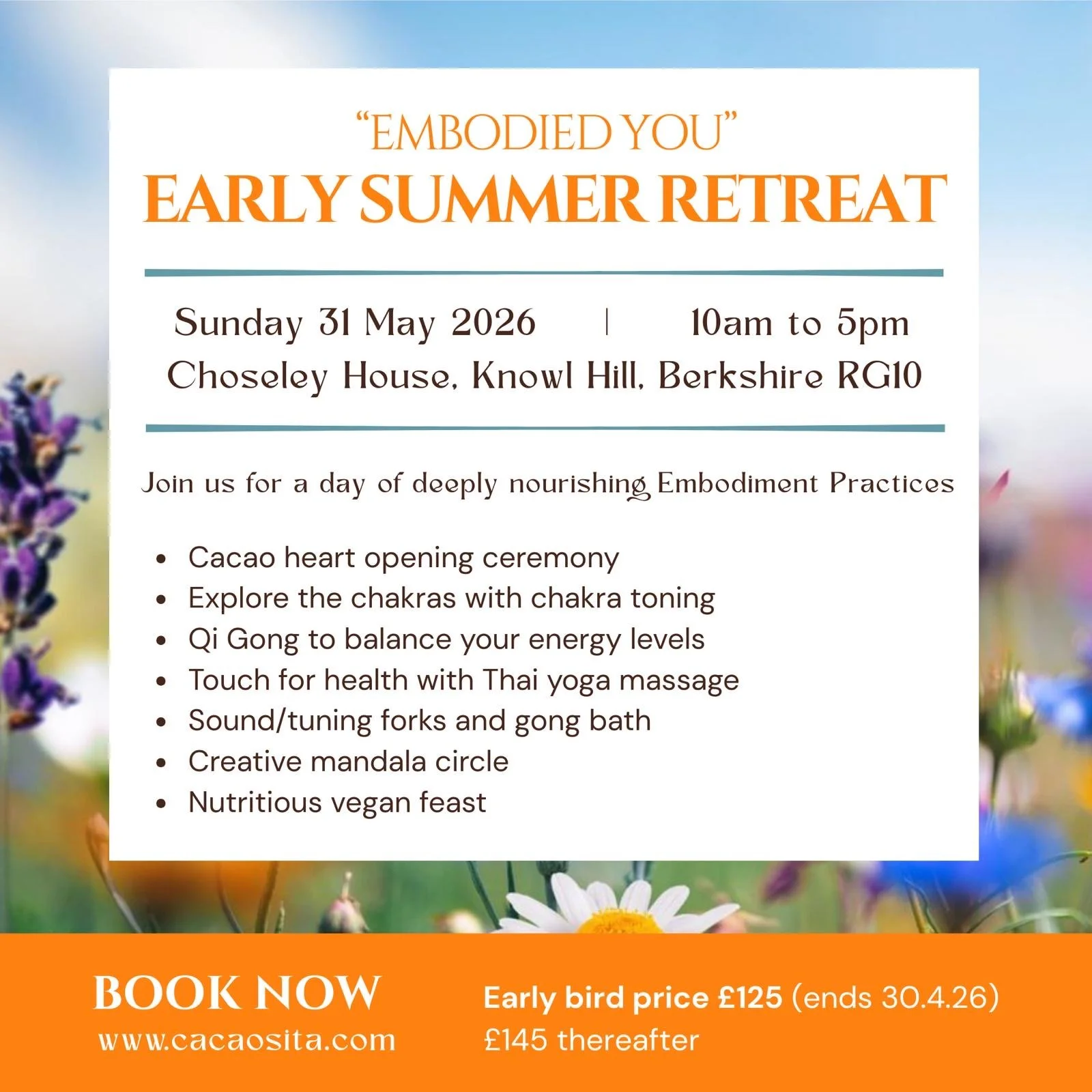 Embodied You - Late Spring Day Retreat 