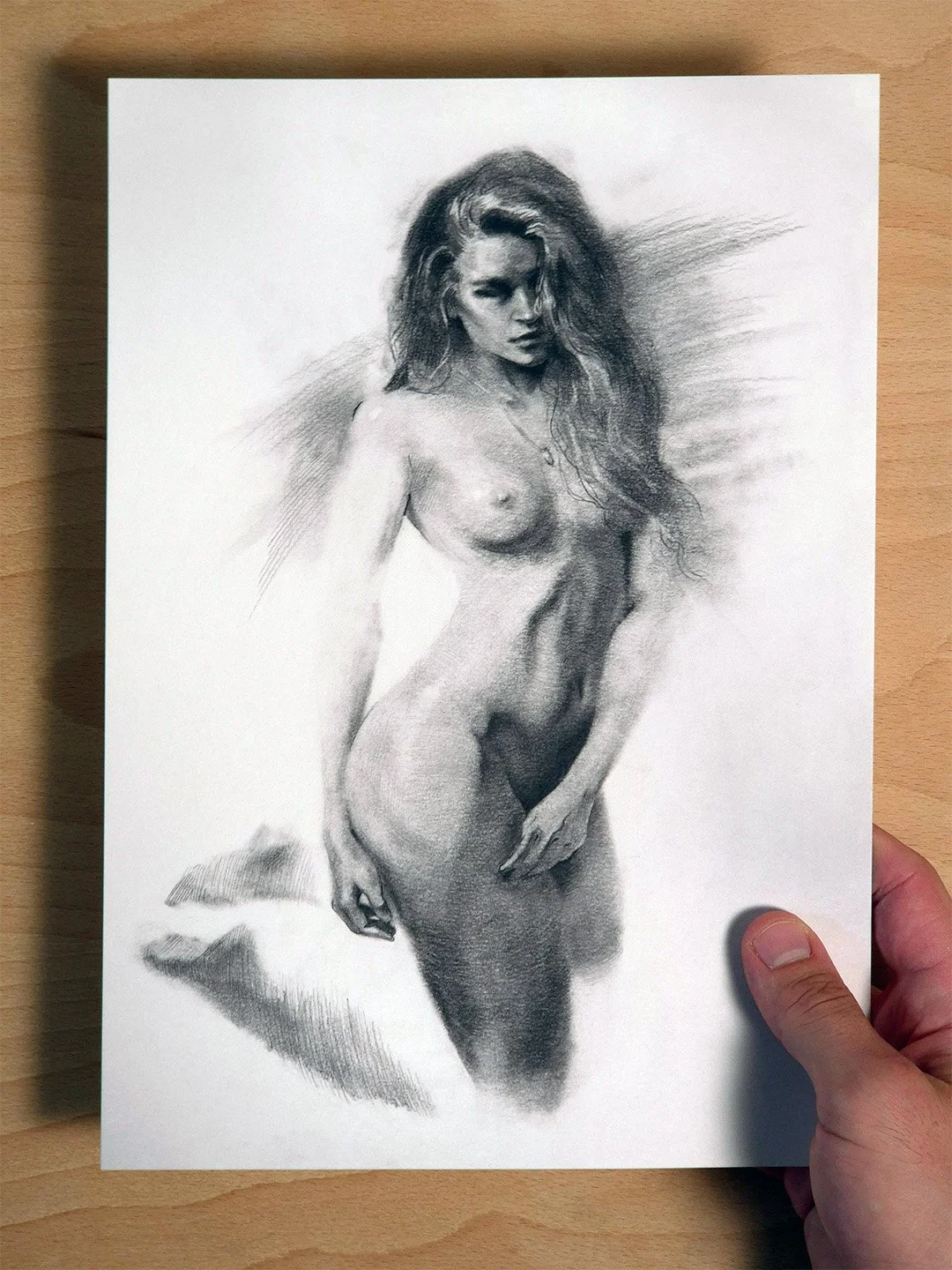 Kunstdruck "Kneeling Figure"