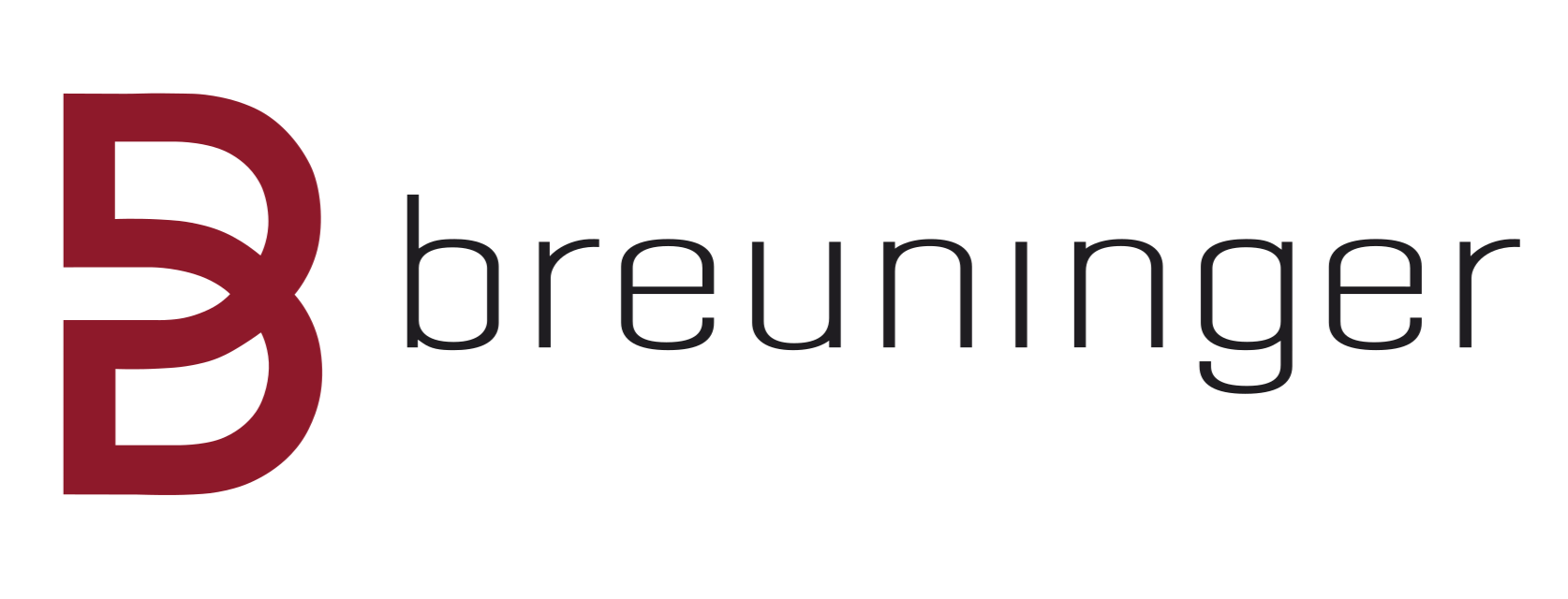 Logo der Brehunger mit einem großen roten B und schwarzen Schriftzug