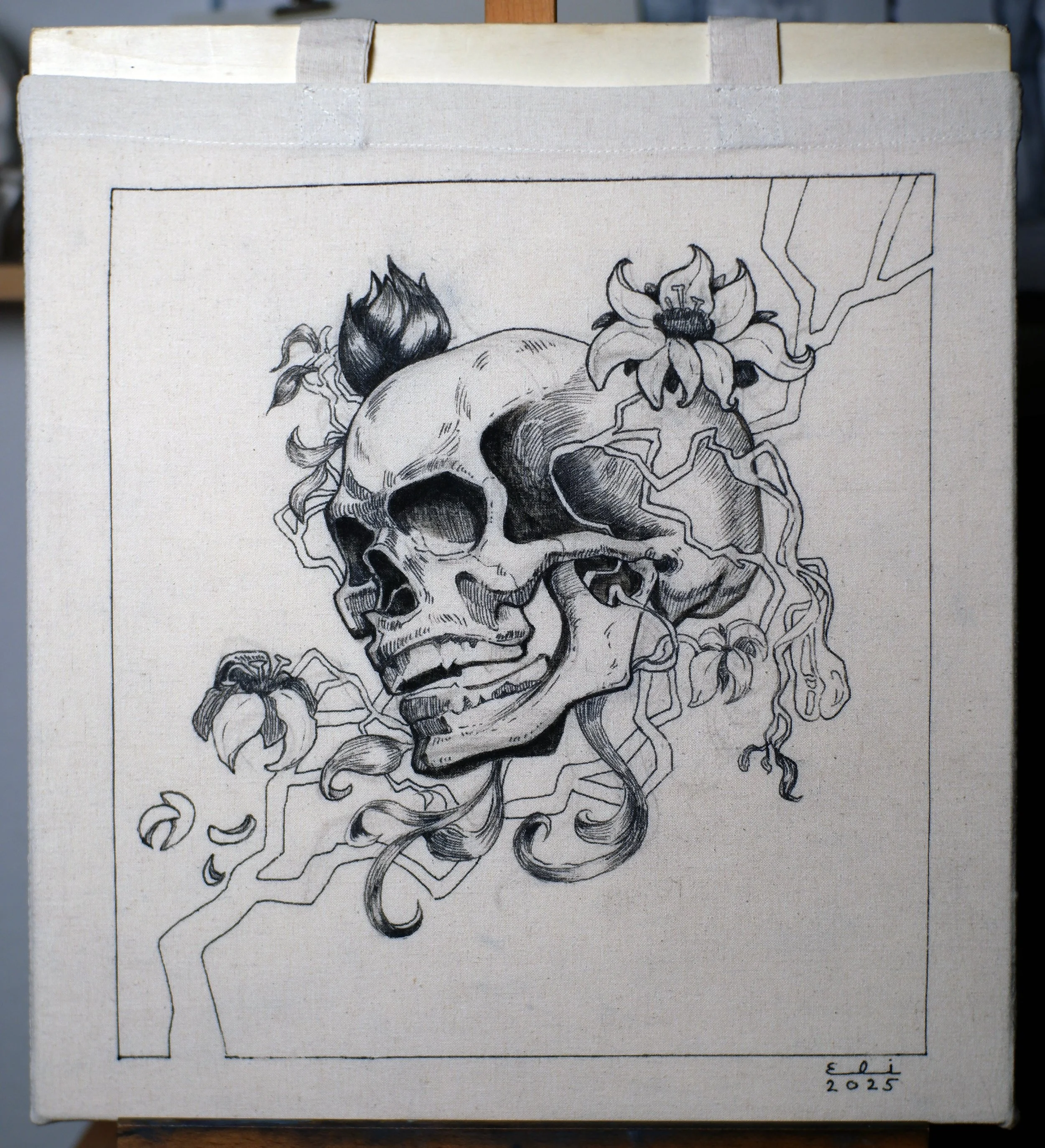 Original Bag - Flower Skull