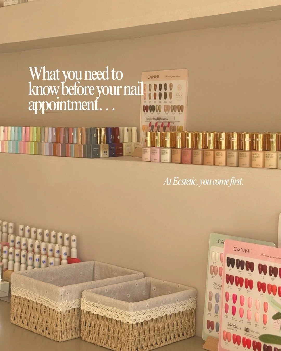 Slow down for a moment&hellip; 🤍

Step into a space where everything else can wait. Soft music, warm tones, and a calm, unhurried atmosphere designed for you to truly switch off. At Ecstetic Nail Studio, your appointment isn&rsquo;t just about nails