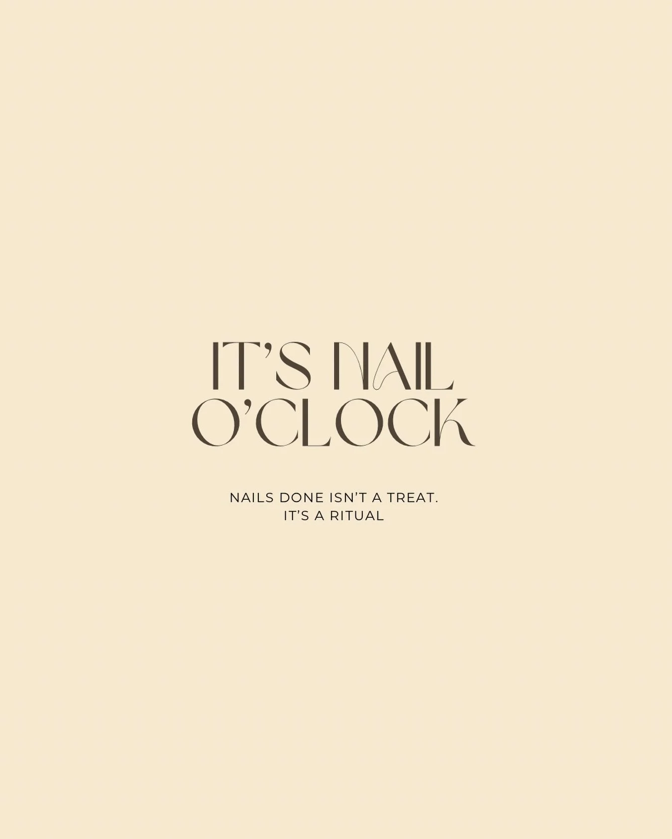 Sometimes it&rsquo;s not even about the nails.

It&rsquo;s the pause. The quiet hour to yourself. The feeling of slowing down and letting someone take care of you for a change. A small ritual that reminds you you&rsquo;re allowed to feel good, soft, 