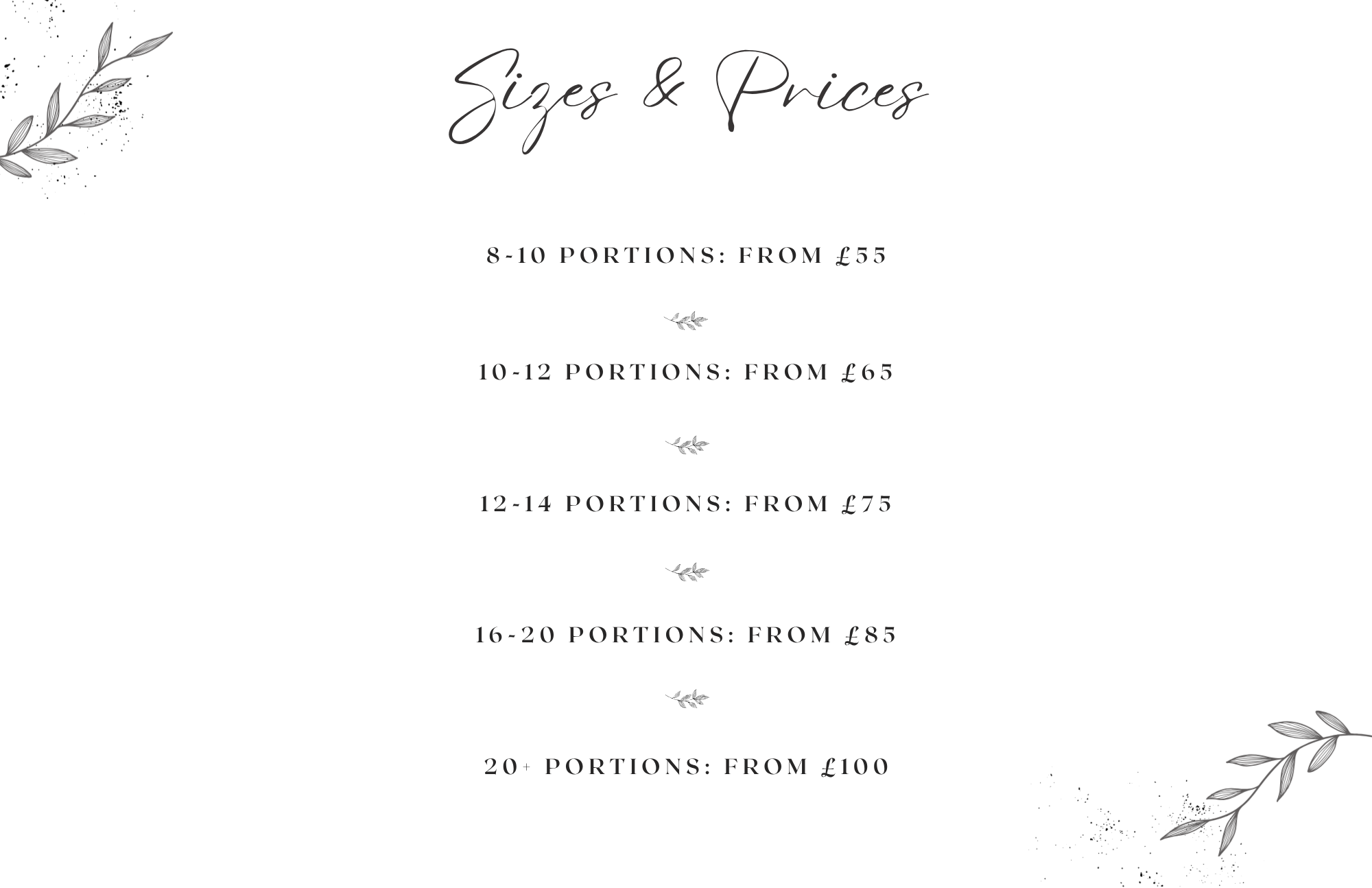 Vegan Celebration cake size options for birthday parties and special celebrations