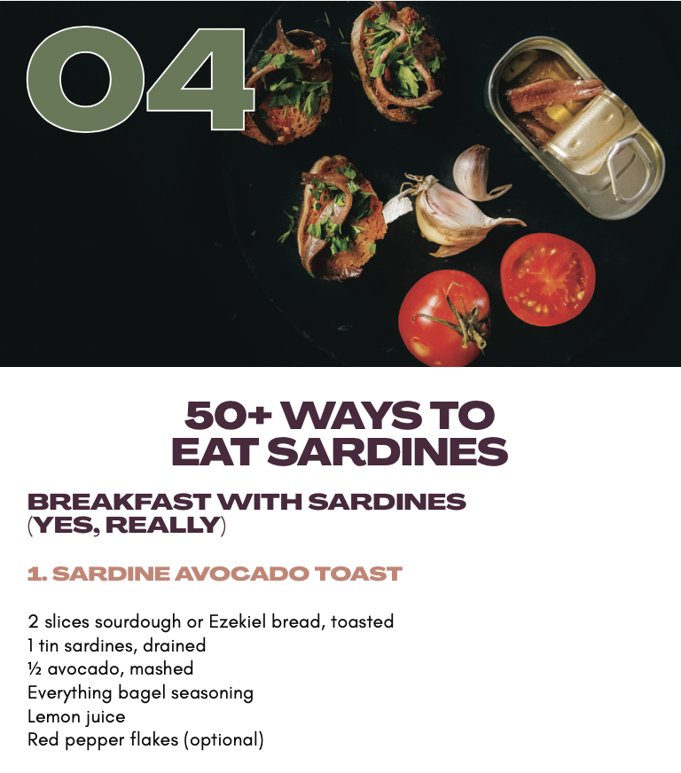 The Sardine Strategy by Nicci Morris - Meal Ideas.png