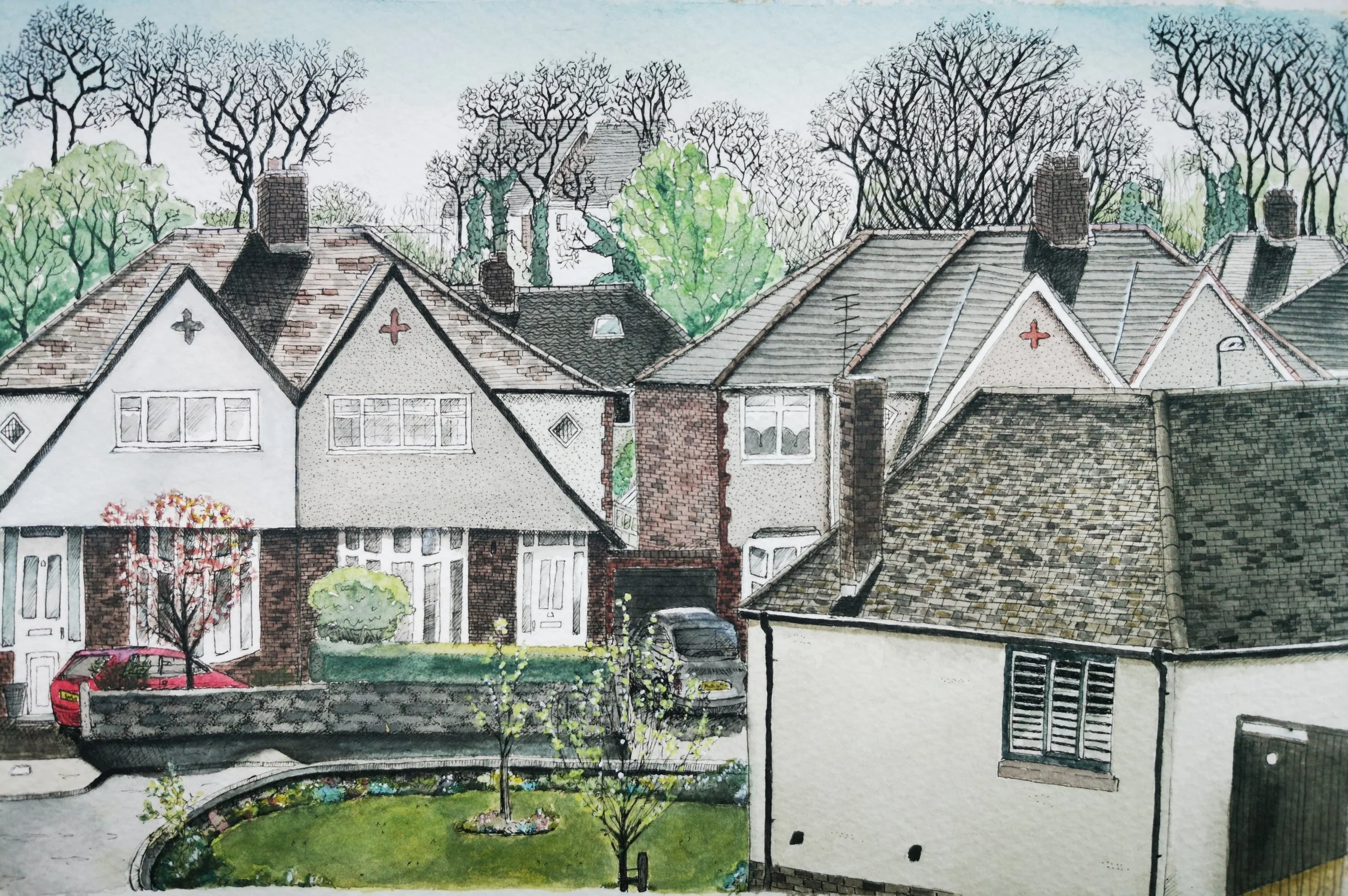 Amy Palethorpe - Suburban Houses