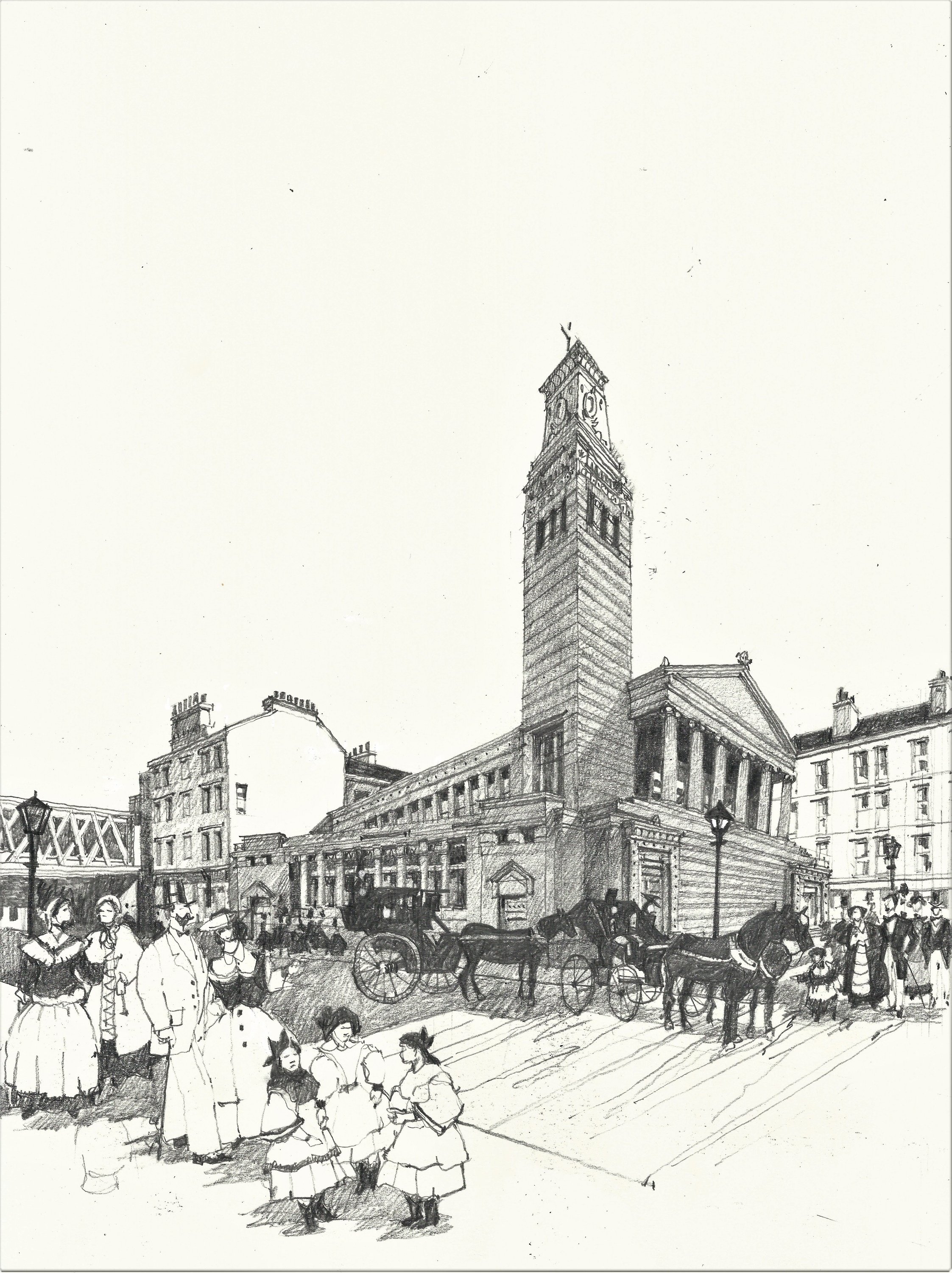 Alan Dunlop - Caledonia Road United Presbyterian Church in 1860