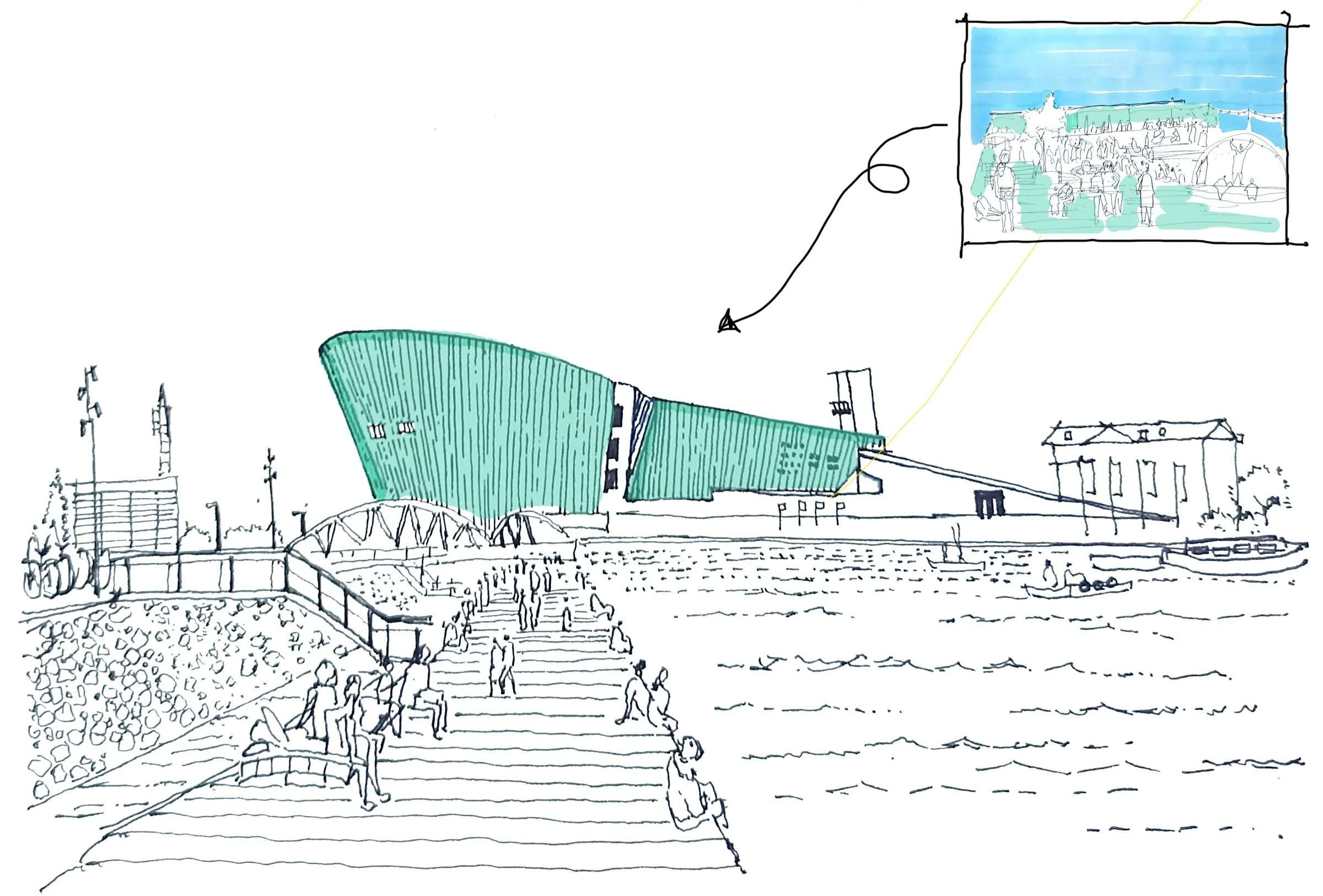 Reshma Mathew - Rhine harbour in Amsterdam 