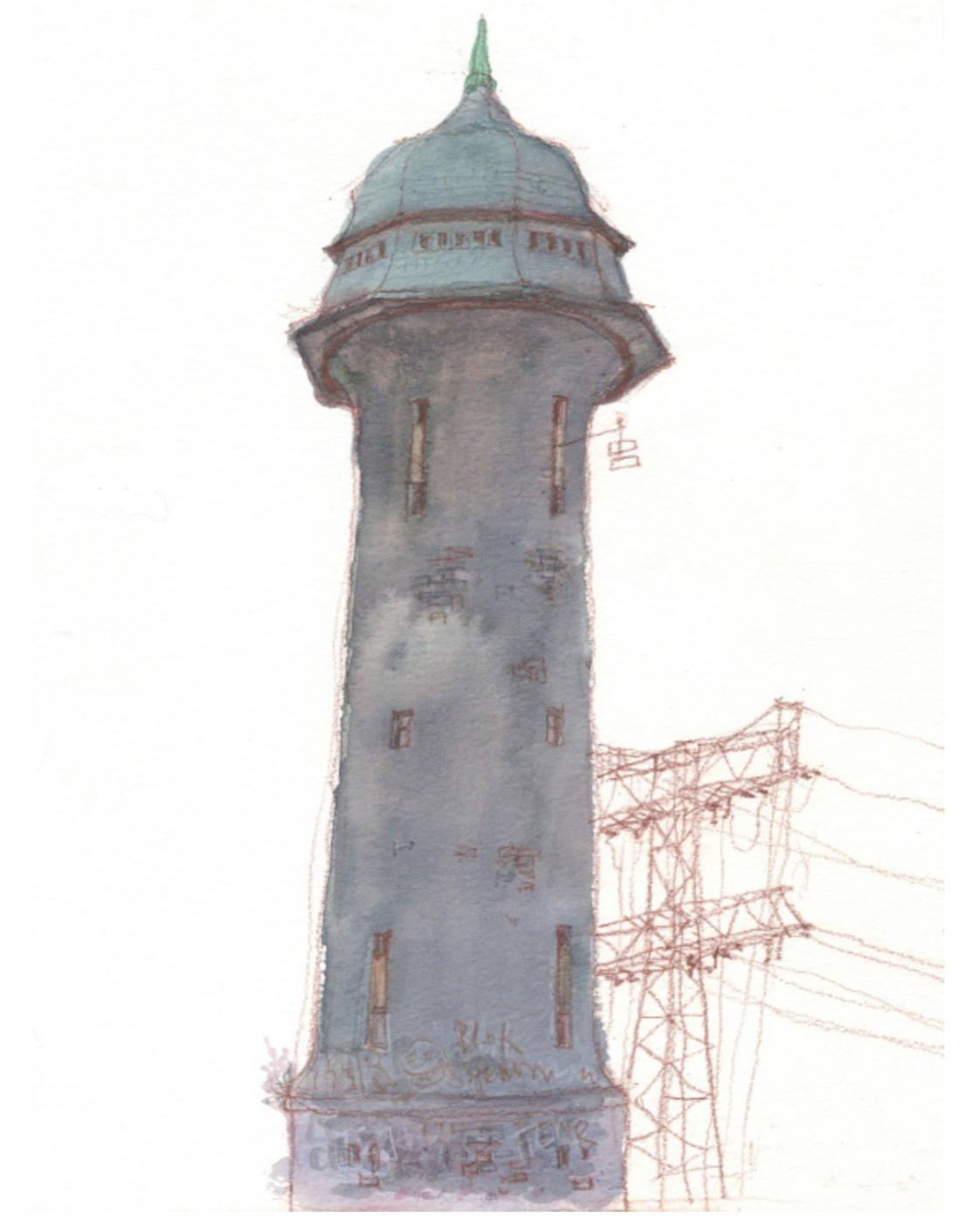Frank Boyle - Water tower, Berlin