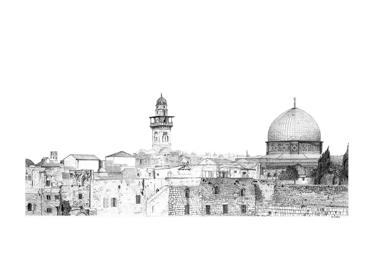 * WINNING ENTRY *
Alec Boreham - The rooftops of Jerusalem