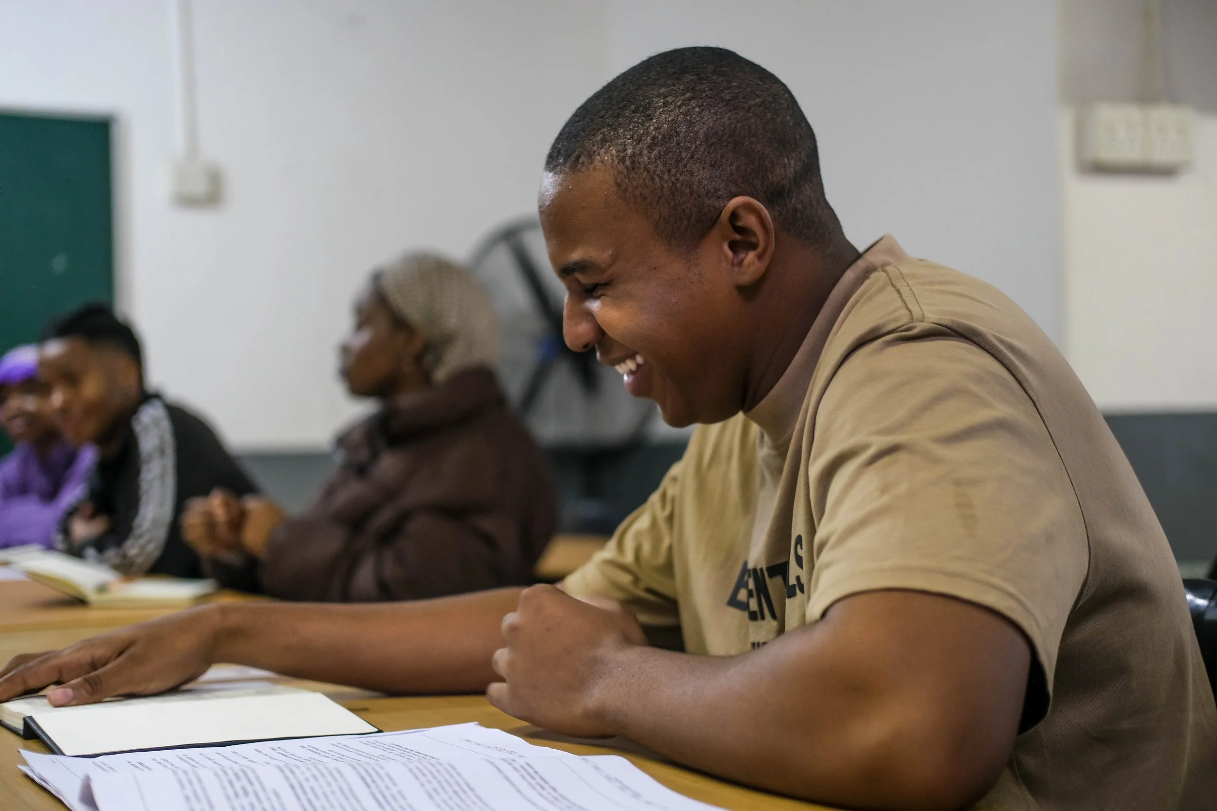 Participants take part in theory sessions during skills training ahead of Move Afrika: Pretoria 2026. Image: Bold Behaviour for Global Citizen 