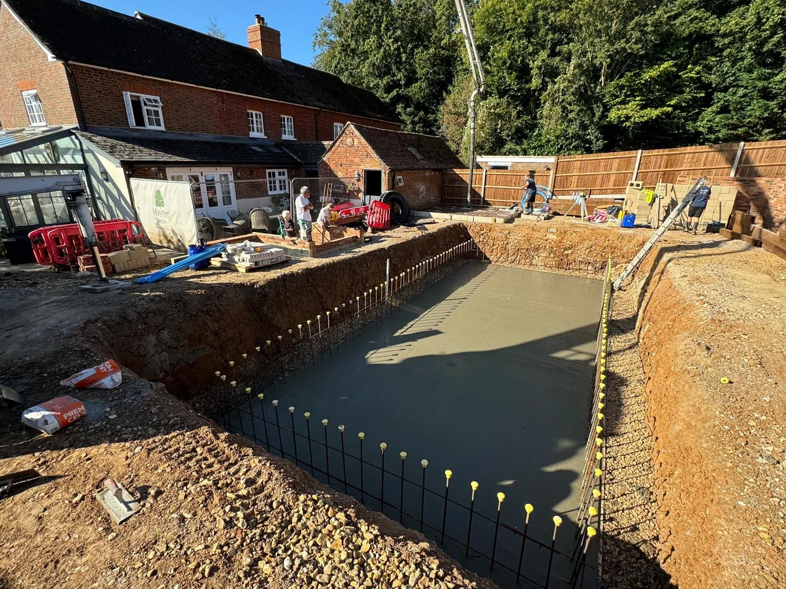 Reinforced concrete slab