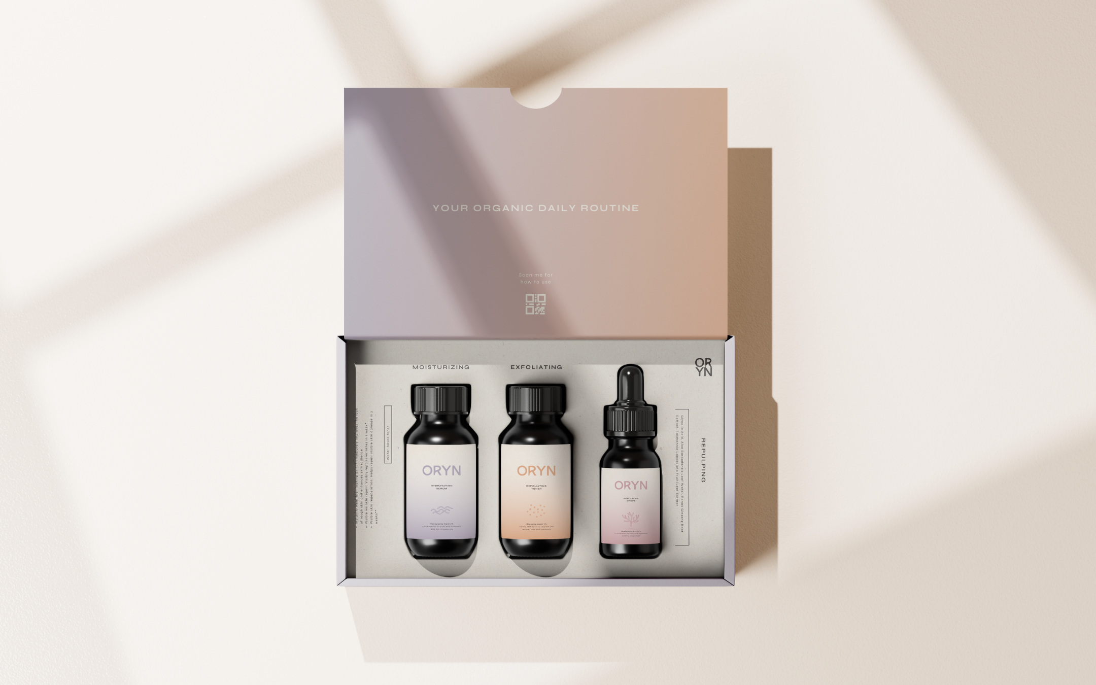 Packaging Oryn beauty box Meraki