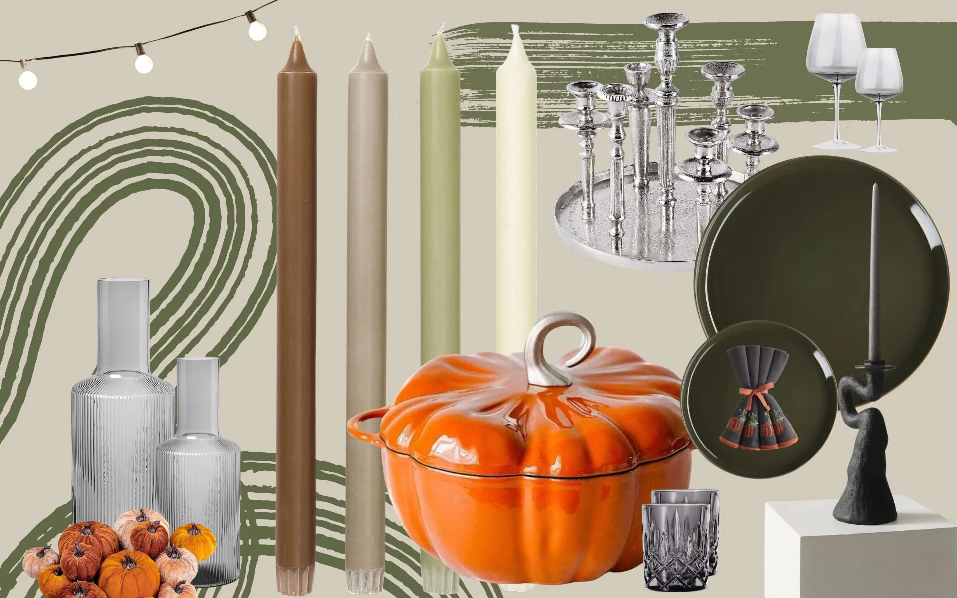 Halloween Deko mit Stil: Elegante Herbstprodukte für eine geschmackvolle Atmosphäre
