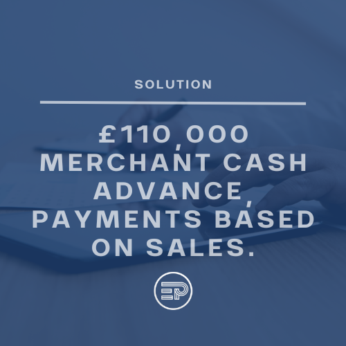 Merchant Cash Finance  - £110,000 Merchant Cash Advance
