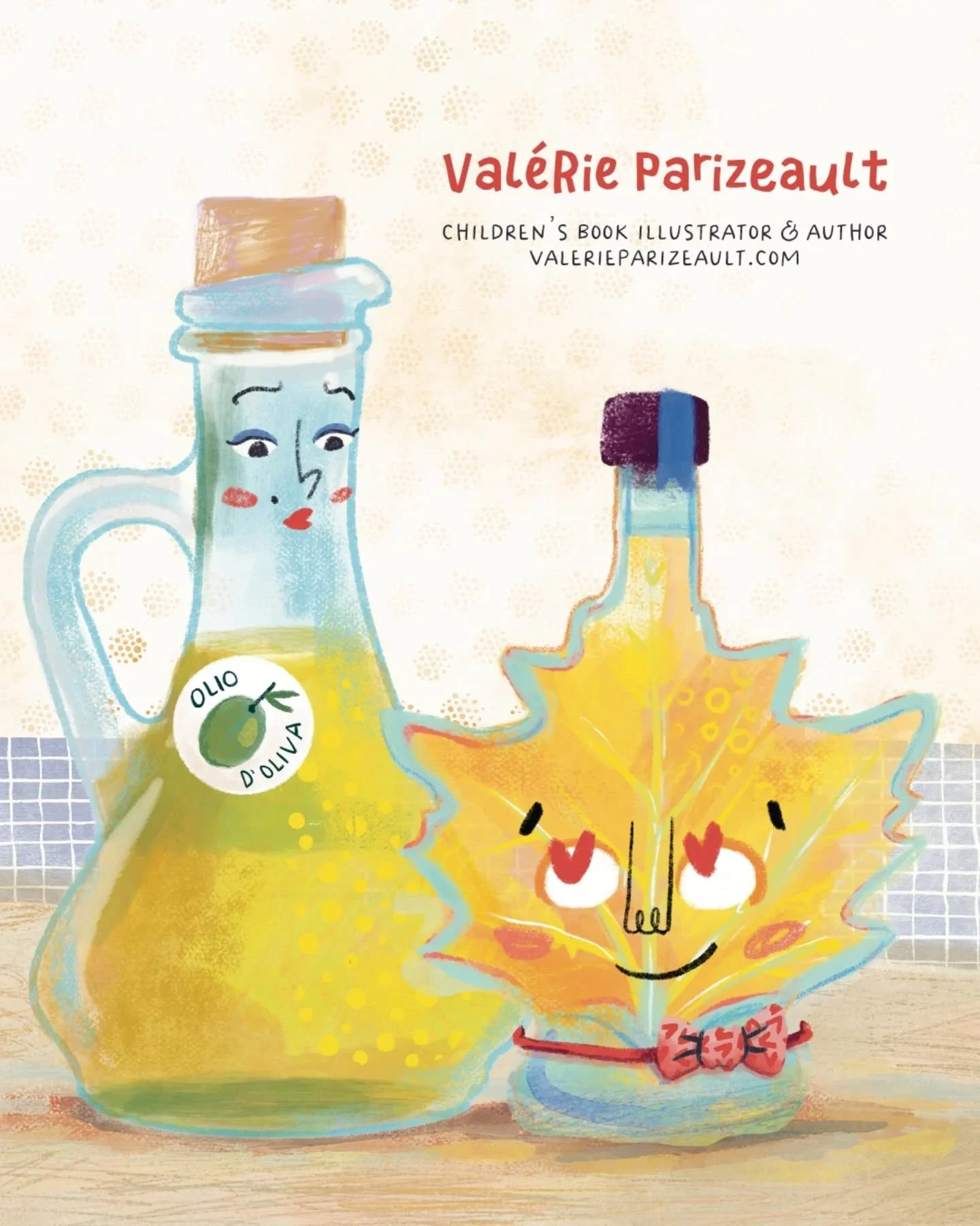 Happy #kidlitartpostcard day! I'm happy to show off a spread of my latest book, &quot;Bon voyage Monsieur Flacon&quot;.

Hi, I'm Valerie, I'm available for picture books, chapter books and editorial project. I'm also seeking representation! Art direc