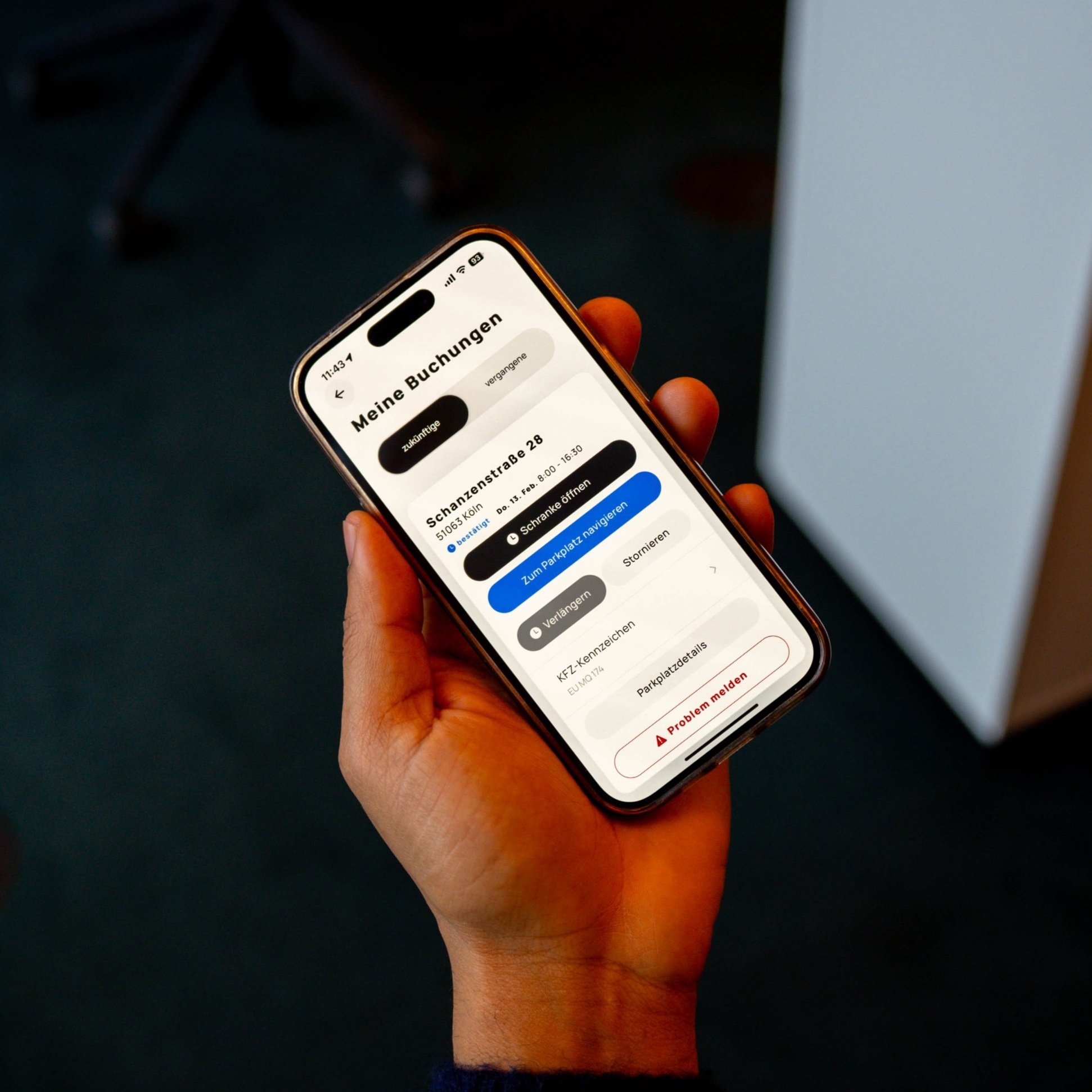 Parkplatz-App für Mieter