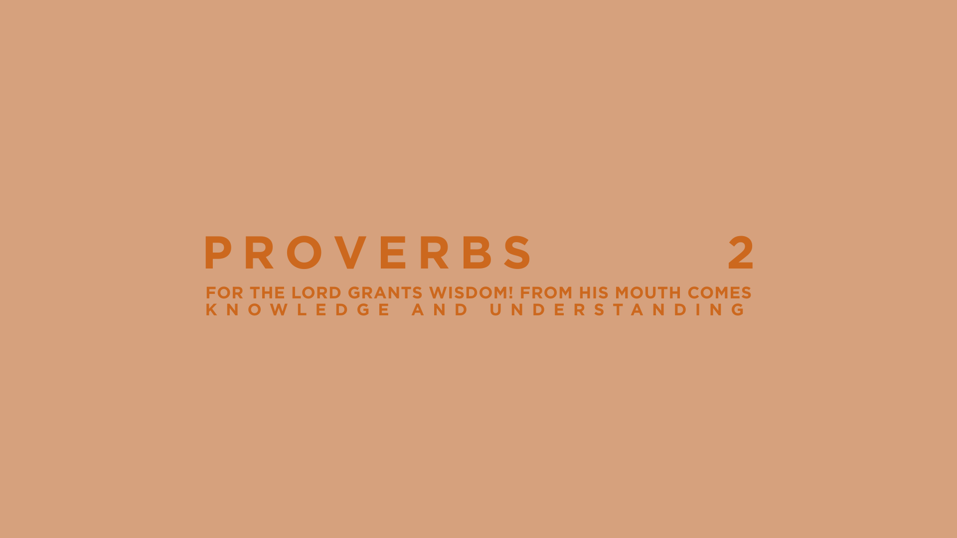 Proverbs 2