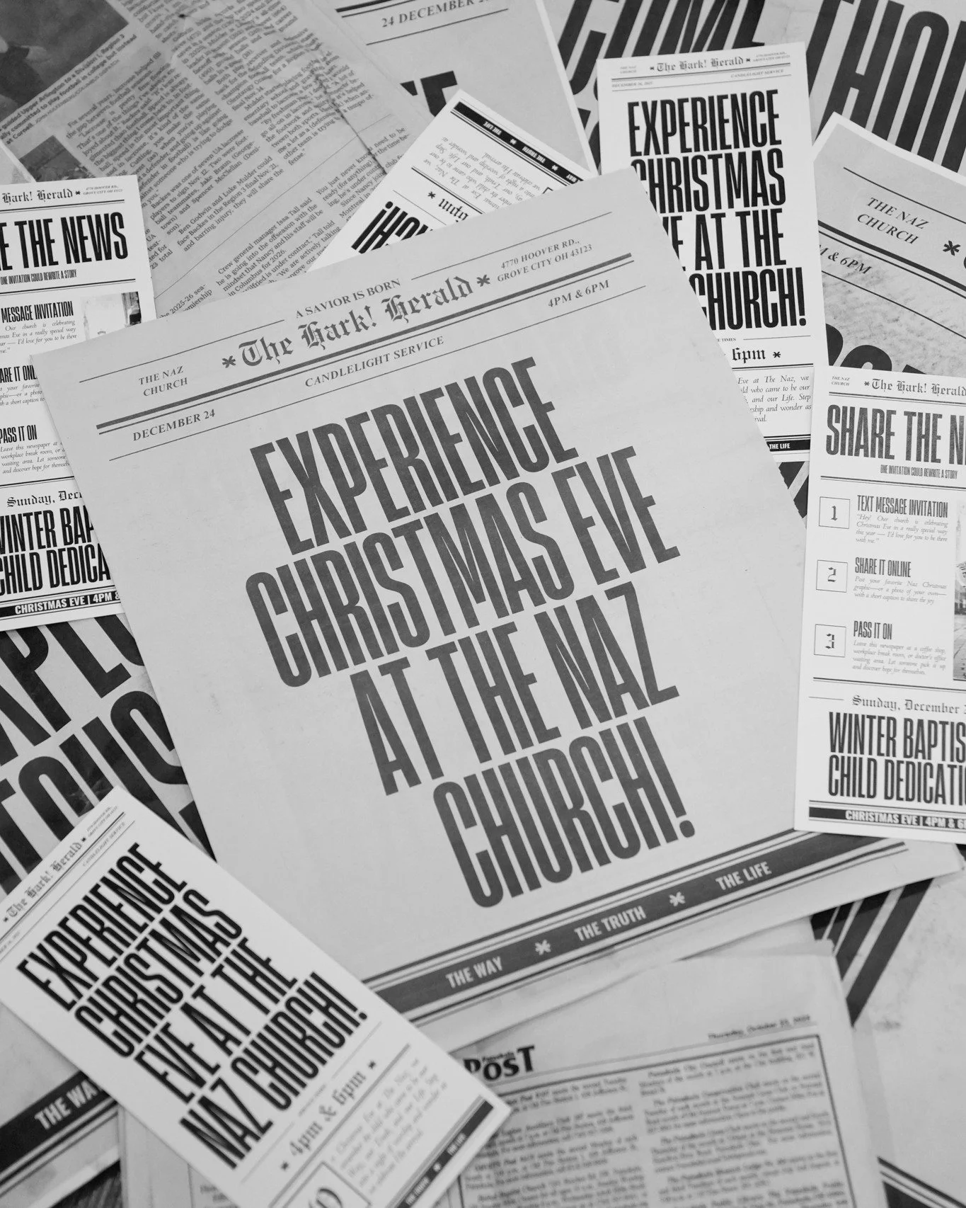 A SAVIOR IS BORN. The headline that split history. The story that STILL changes everything.

Christmas Eve at The Naz is coming &mdash; and this season, we&rsquo;re sharing the Good News louder than ever 🗞️

Hope has a name. Light has come. And you&