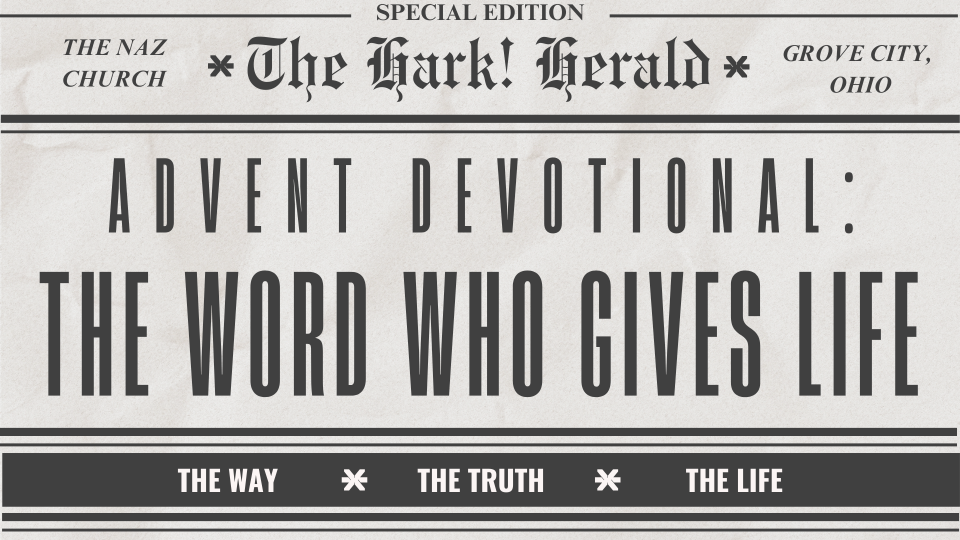 The Word Who Gives Life 