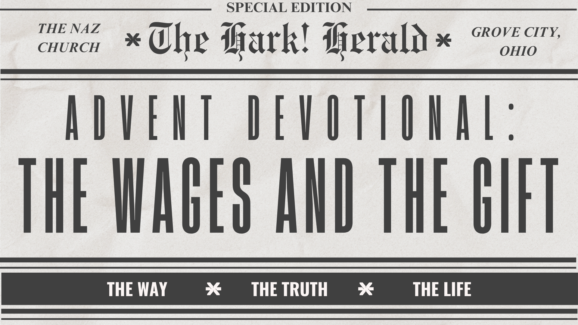 THE WAGES AND THE GIFT