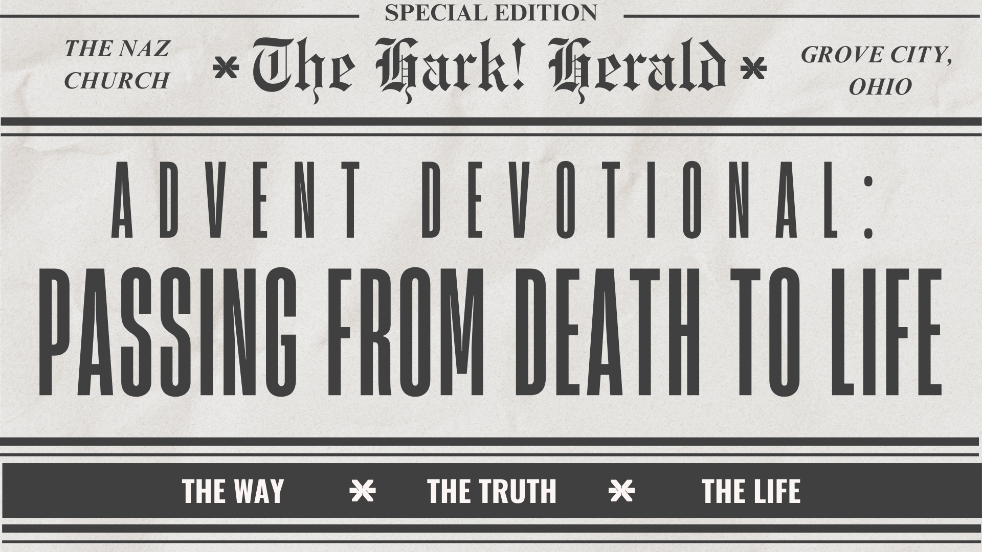 We know we have passed from death to life because we love one another