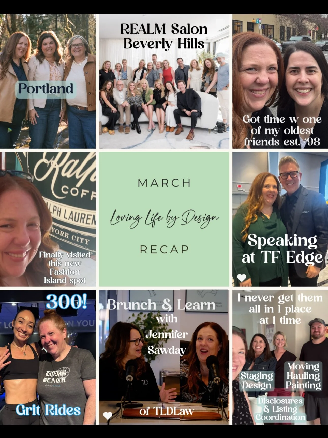 March stretched me. 🍀

Not just in business, but in where I was willing to go, who I was willing to be around, and how I&rsquo;m choosing to show up.

Different rooms. Different conversations. Different expectations.

From Portland to Beverly Hills 
