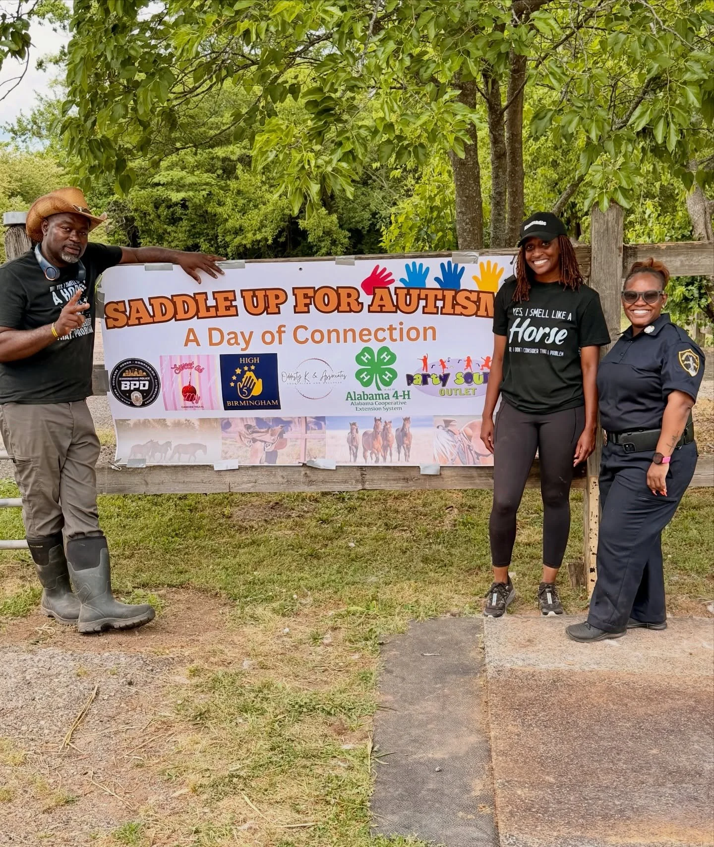 Thank you @bhampolice for being a valued sponsor of Saddle Up For Autism! Your presence, commitment to our youth and safe neighborhoods is greatly appreciated and needed! @michaelpickettofficial