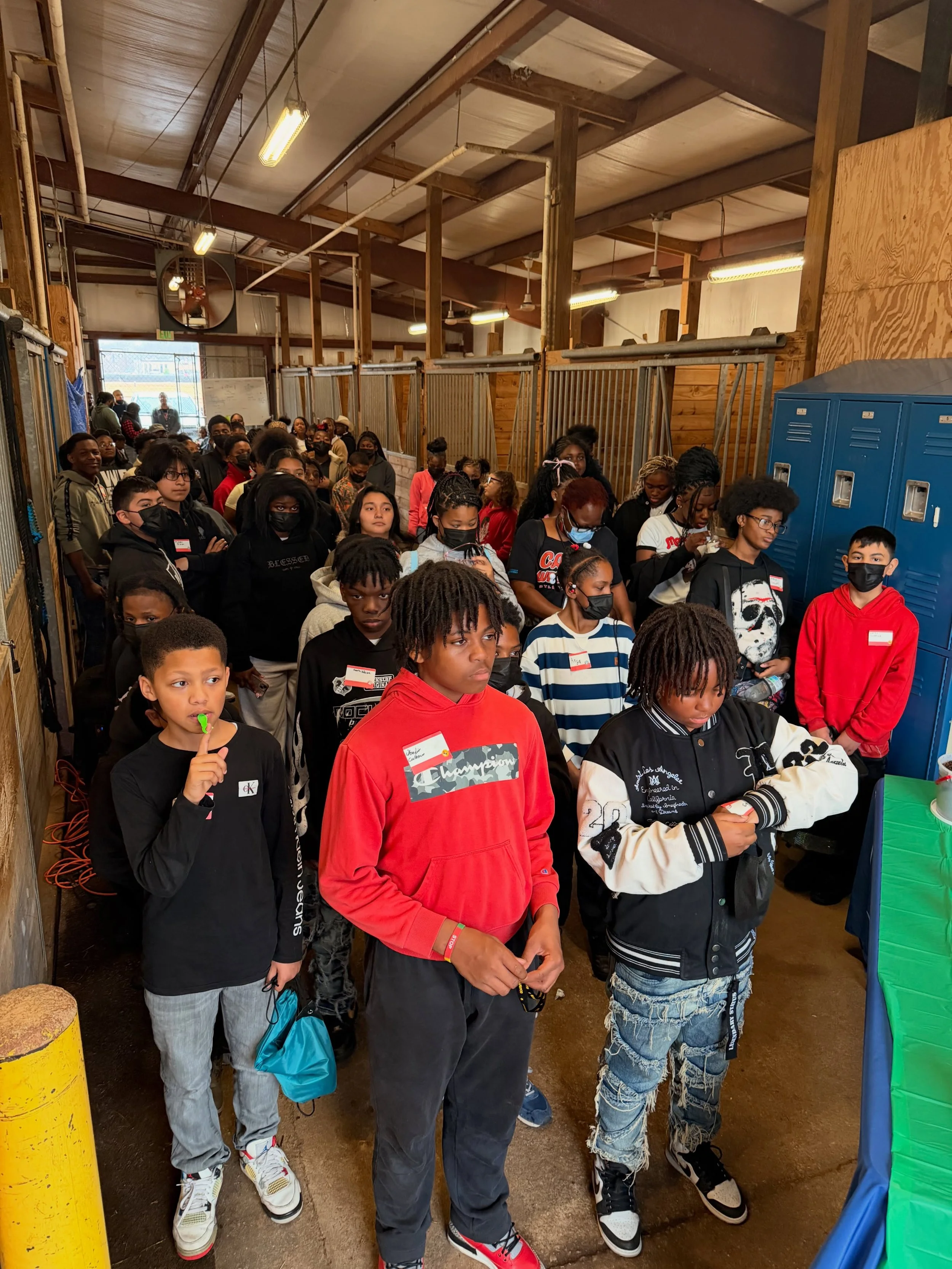 We&rsquo;ve been so busy serving the community that we realized we never posted highlights from our February Equine Day Camp 🤎🐴
Between mentorship programs, community events, equine activities, and continuing our work across Birmingham, we&rsquo;ve