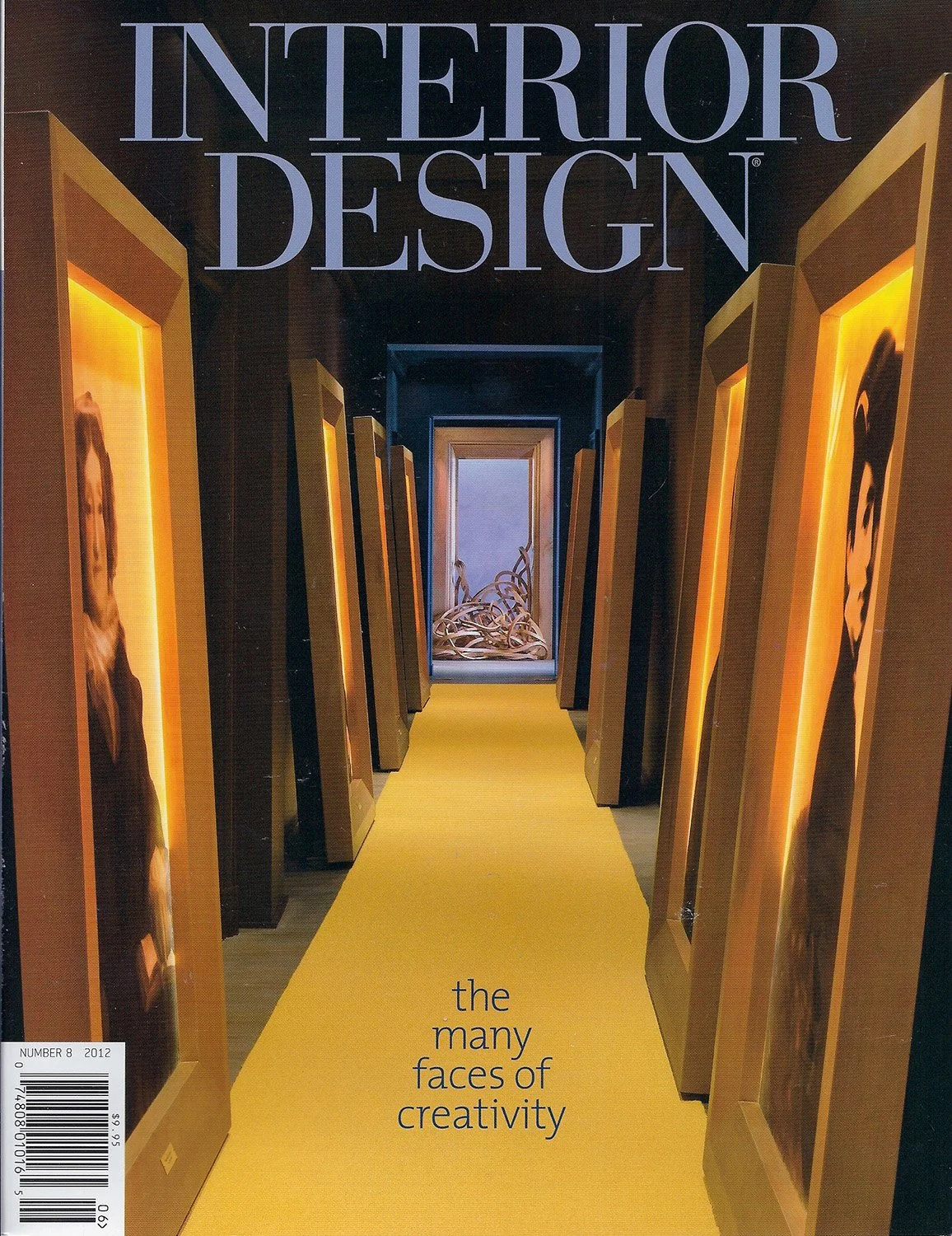 Cover of Interior Design Magazine, June 2012 issue, featuring Ram’s Gate Winery project