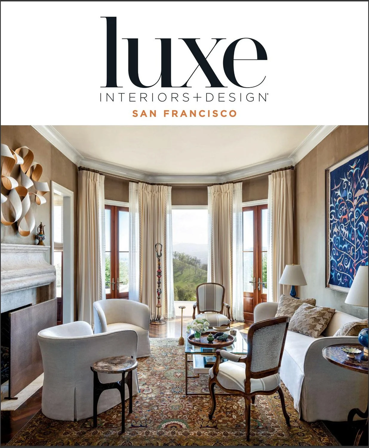 Luxe Interior + Design November/December 2021 Modern Farmhouse Menlo ...
