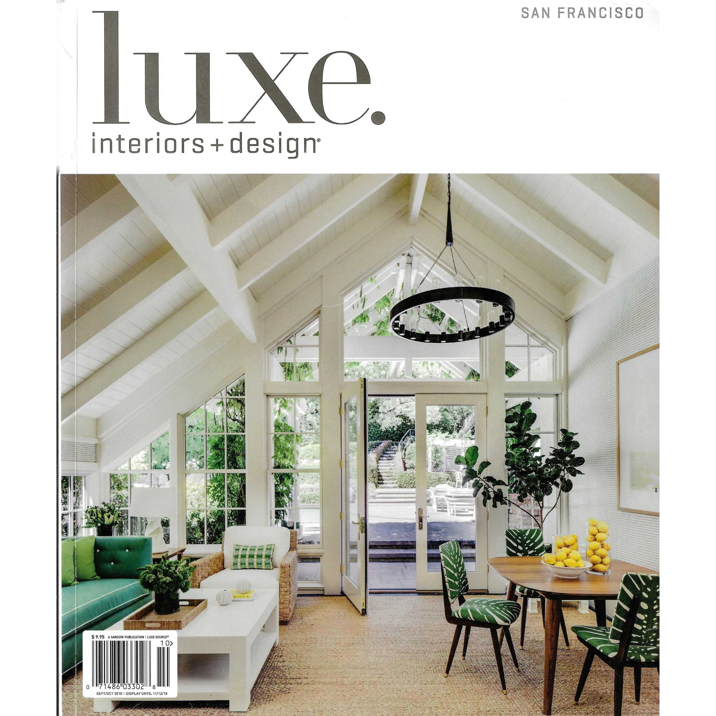 Luxe Interiors + Design SF Sept / Oct 2018, Among Friends