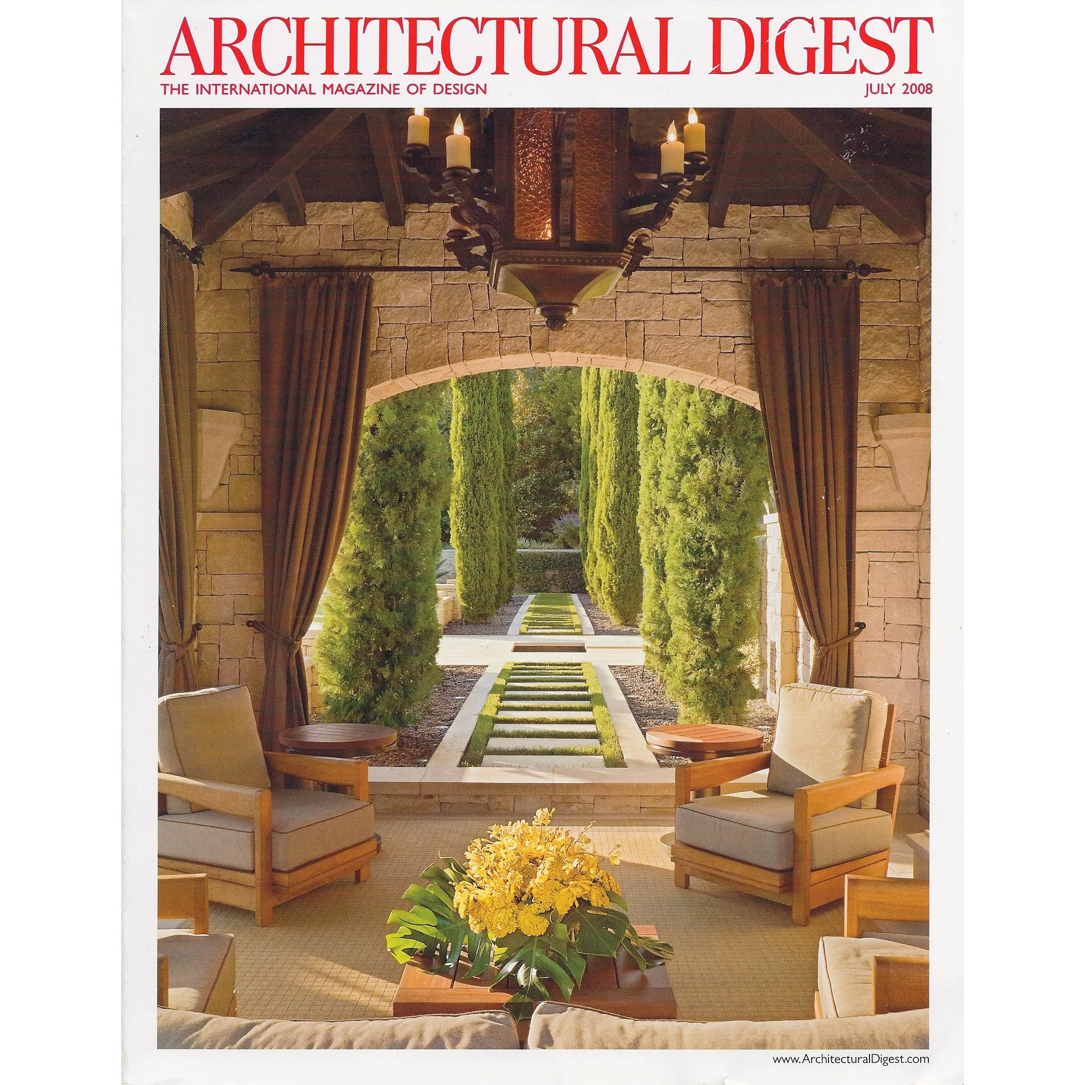 Architectural Digest – Solid Sensations for Sonoma – July 2008