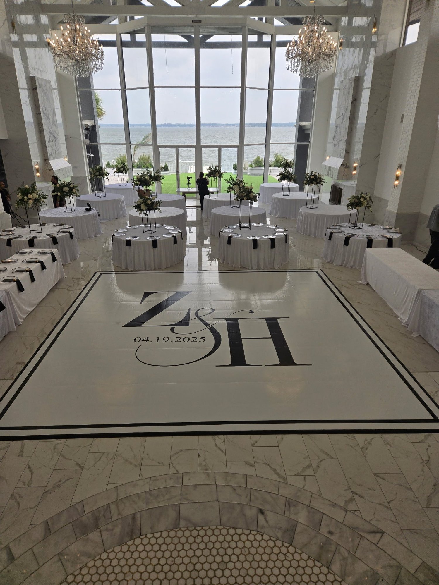 Custom Houston wedding dance floor example 4