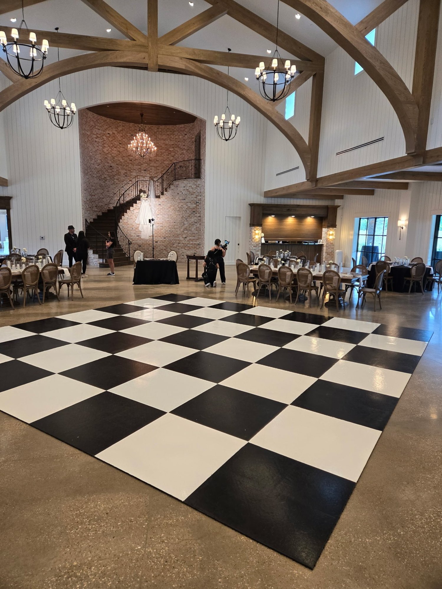 Custom Houston wedding dance floor example 1