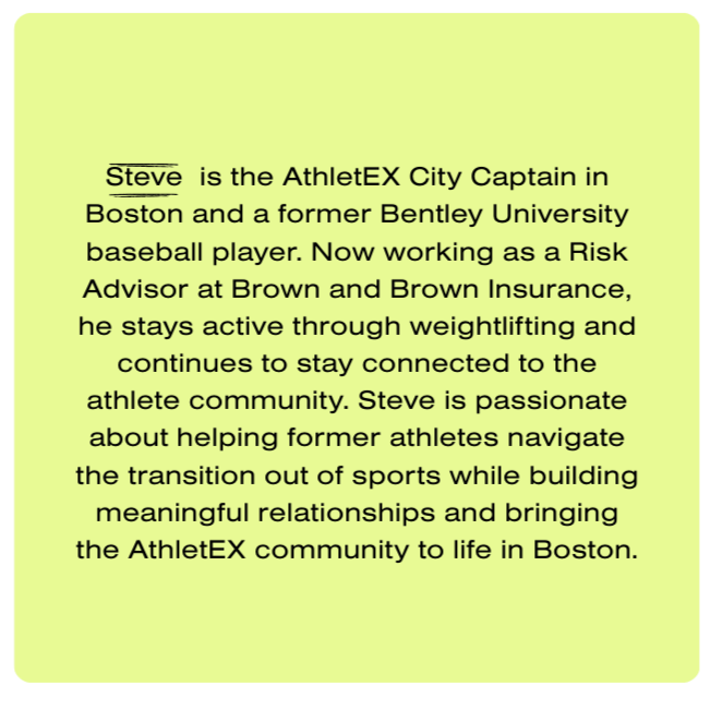 former college athletes, athletEX