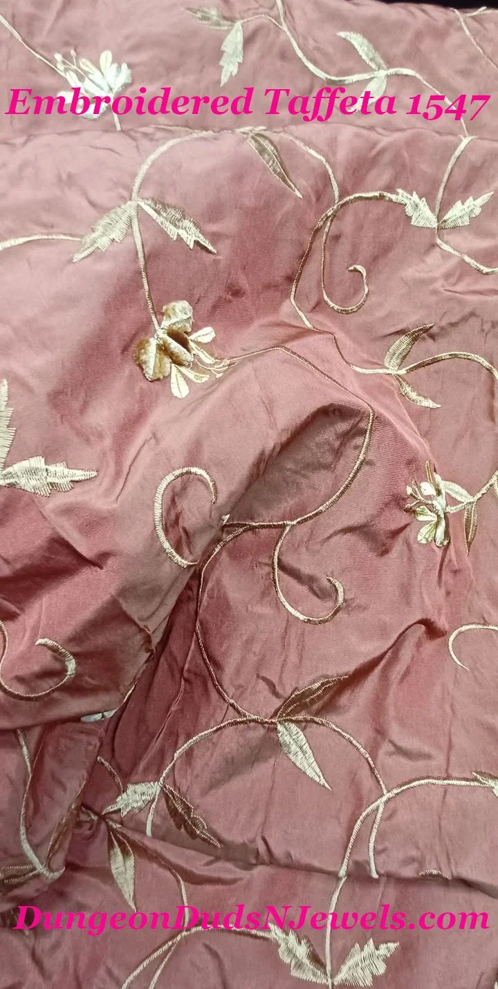 Embroidered Taffeta 1547