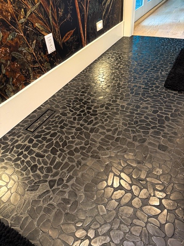 Custom Stone Pebble Flooring Installation in Georgia and Surrounding States at 1Source Industries