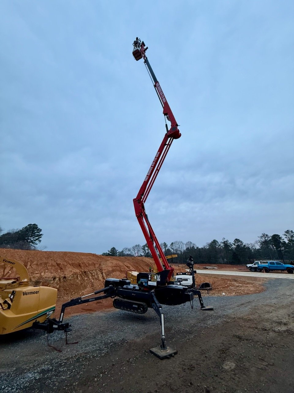 Spider Lift Near Rockmart, Georgia