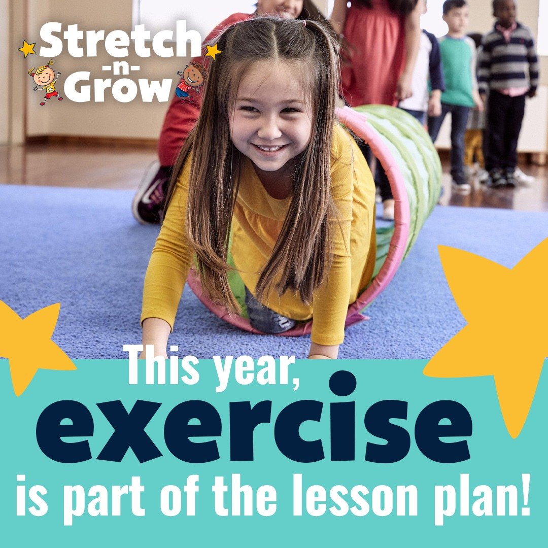 We help schools enhance their curriculum because at Stretch-n-Grow, exercise isn&rsquo;t extra &mdash; it&rsquo;s part of the lesson plan. Structured movement supports motor skills and classroom readiness! Bring SNG to your child&rsquo;s school today
